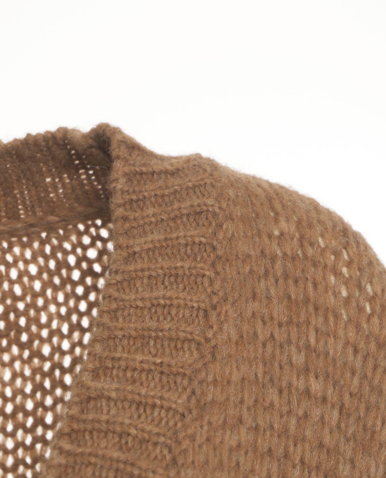 Knit cardigan with V-neck Product Image