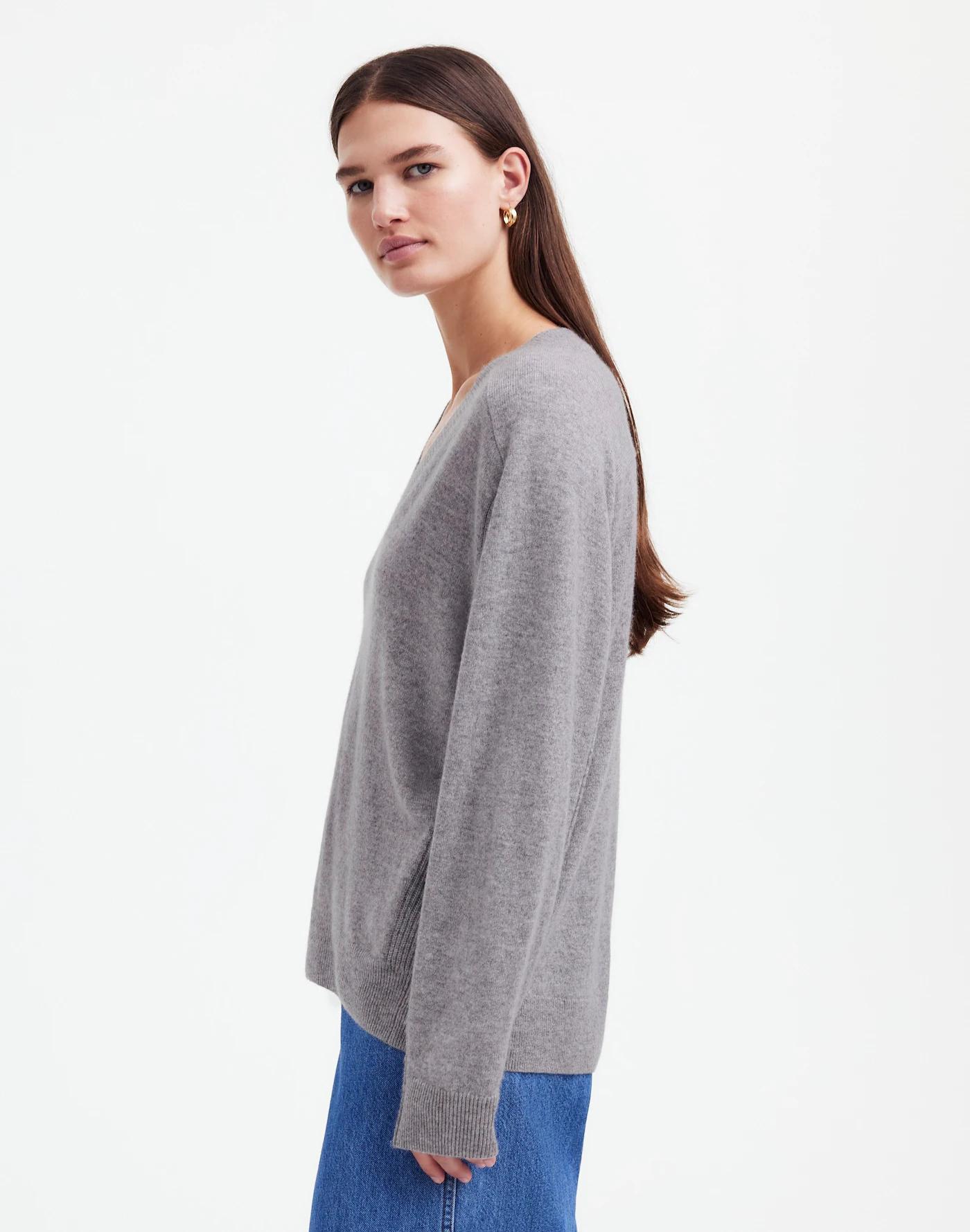 Cashmere V-Neck Sweater Product Image