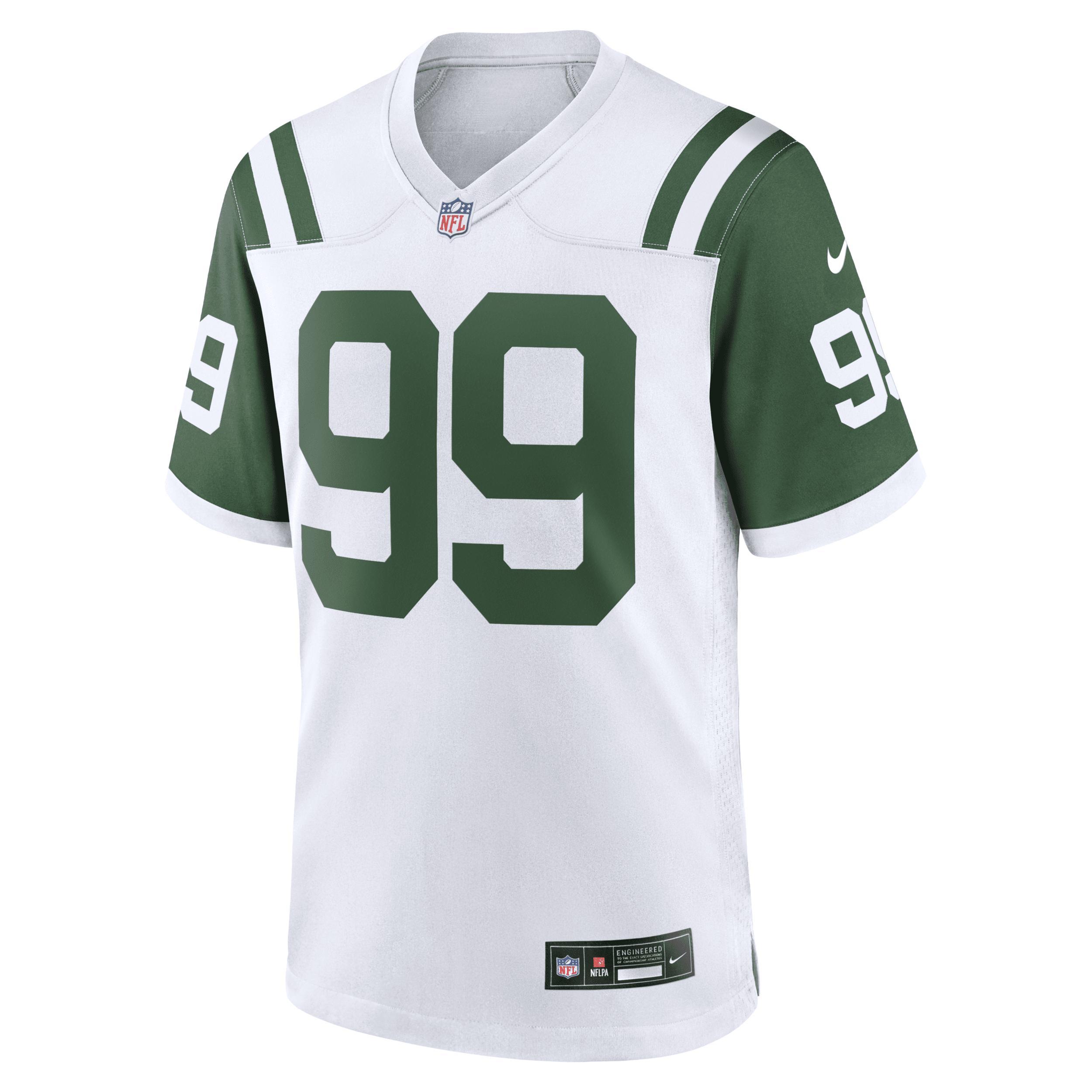 Men's Nike Will McDonald IV White New York Jets Classic Alternate Game Jersey, Size: Small Product Image