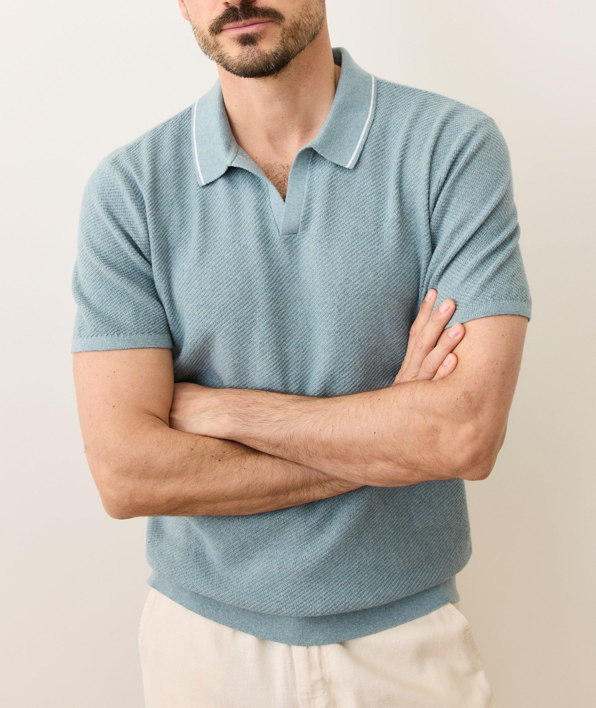 Greyson Sweater Polo Product Image