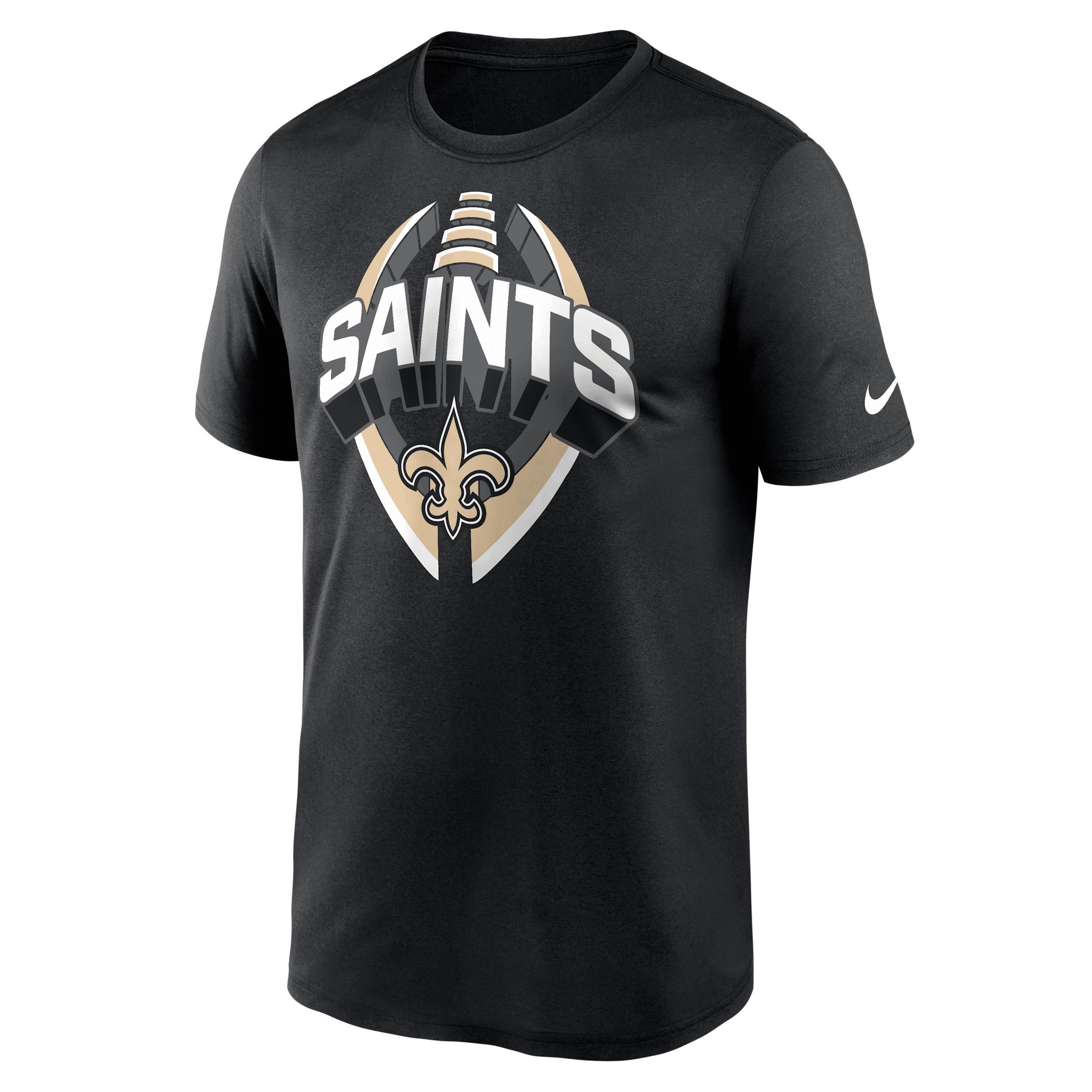 New Orleans Saints Legend Icon Mens Nike Mens Dri-FIT NFL T-Shirt | NKGK00A7W-NCF Product Image