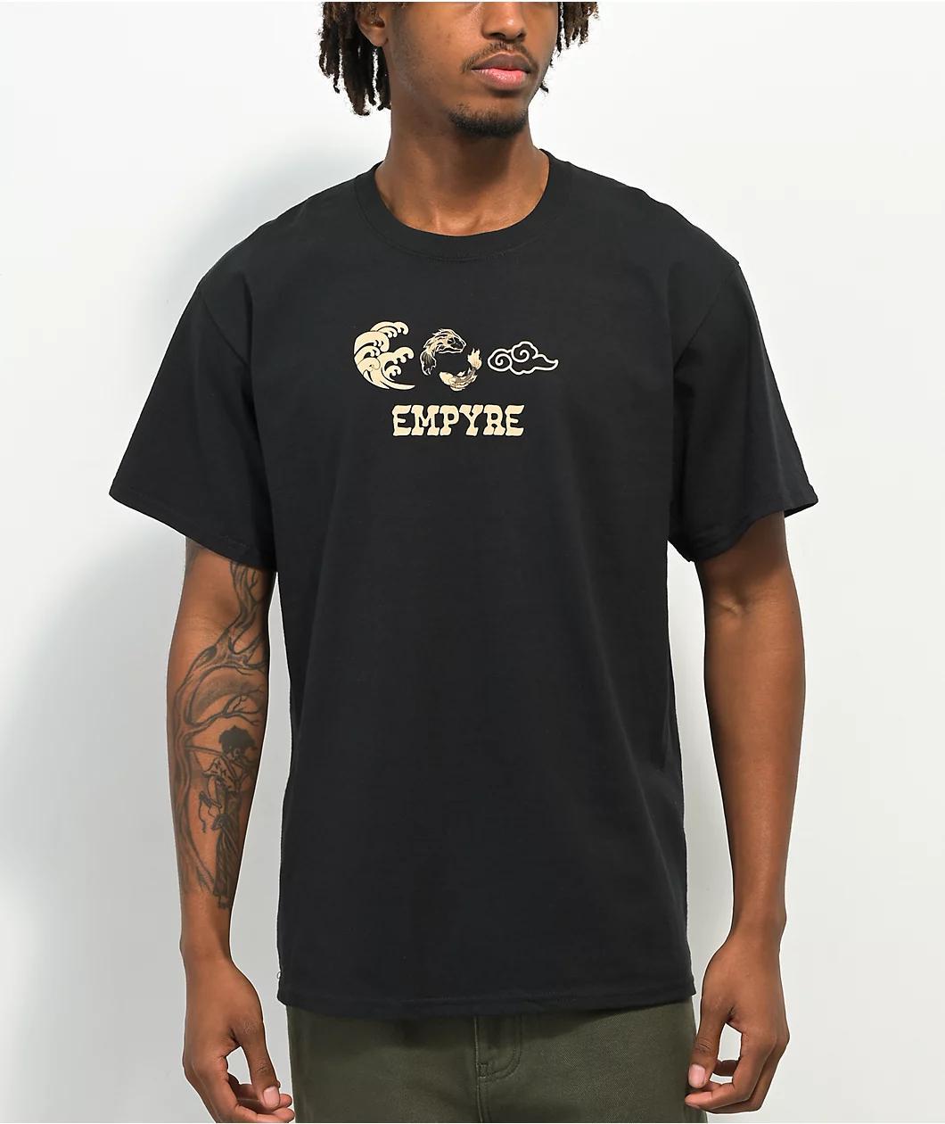 Empyre Embrace Duality Black T-Shirt Product Image