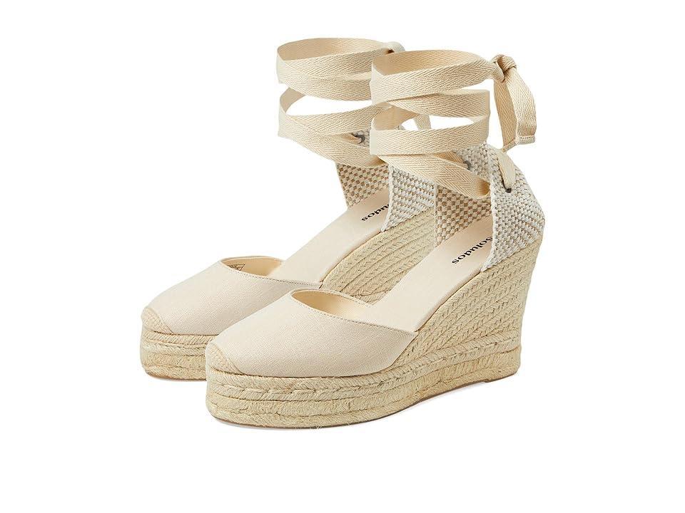 Soludos Platform Wedge Espadrille (La Concha Ivory) Women's Sandals Product Image