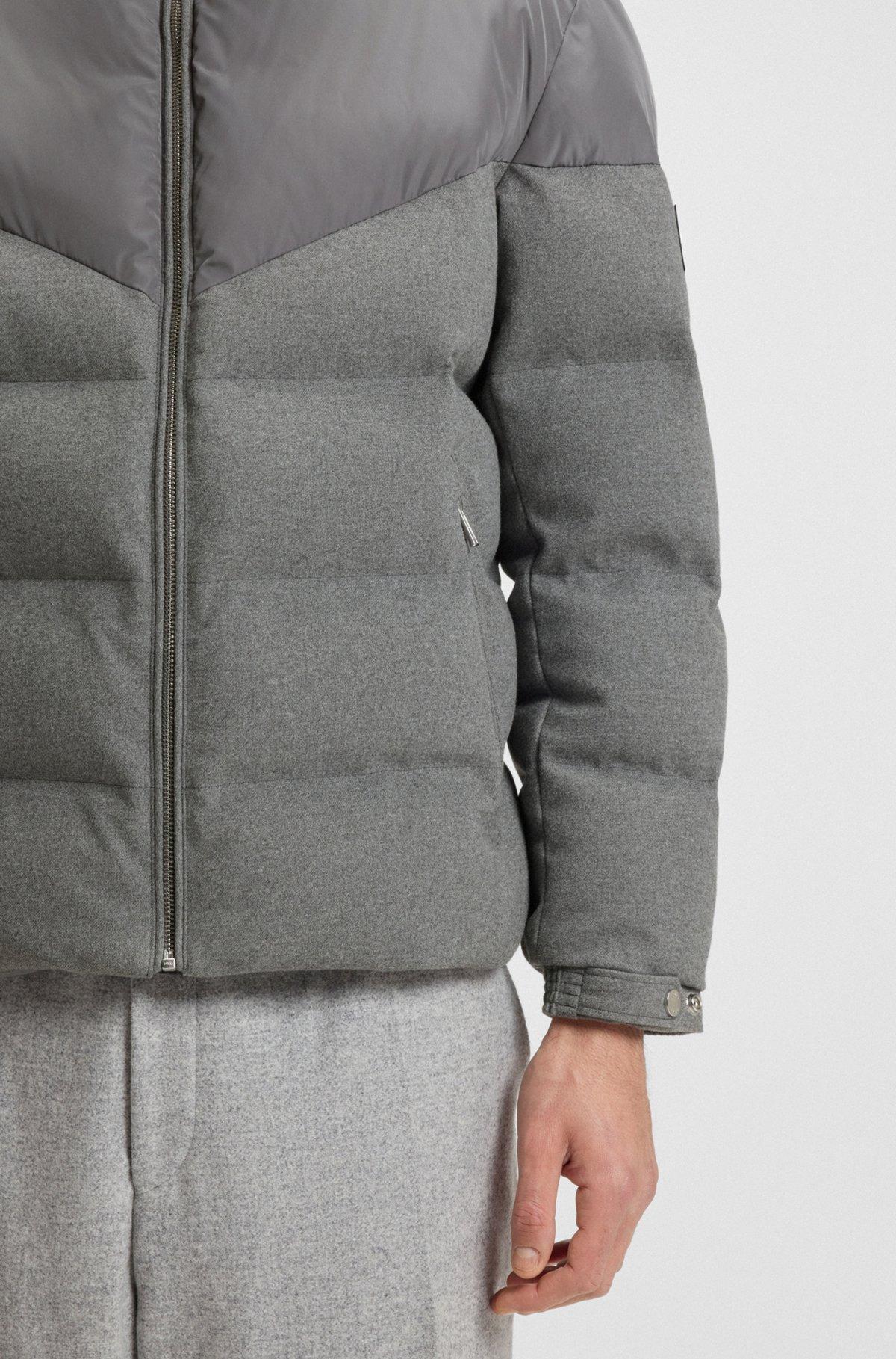 Waterproof jacket in brushed flannel Product Image