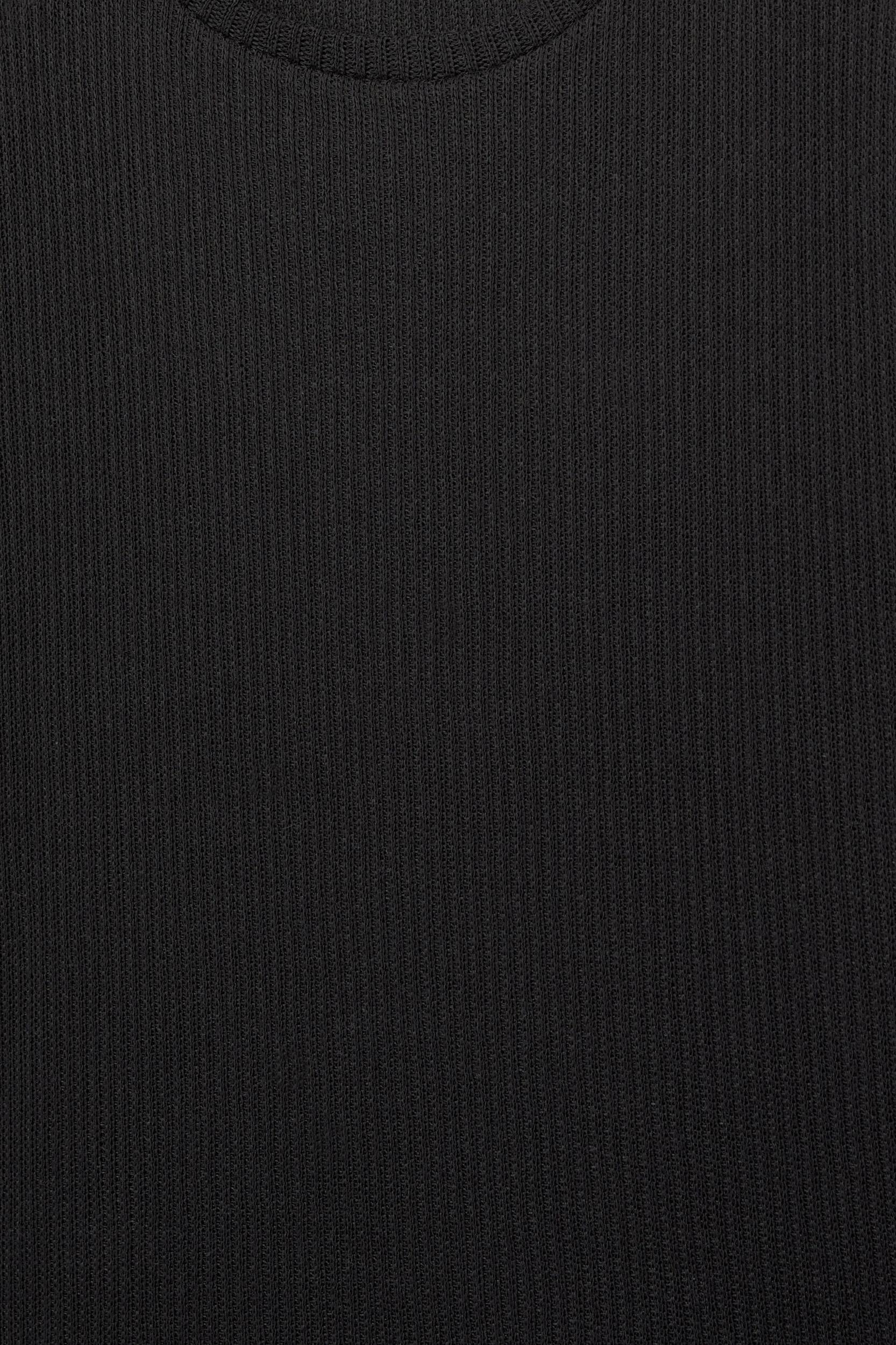 Boxy fit knit T-shirt Product Image