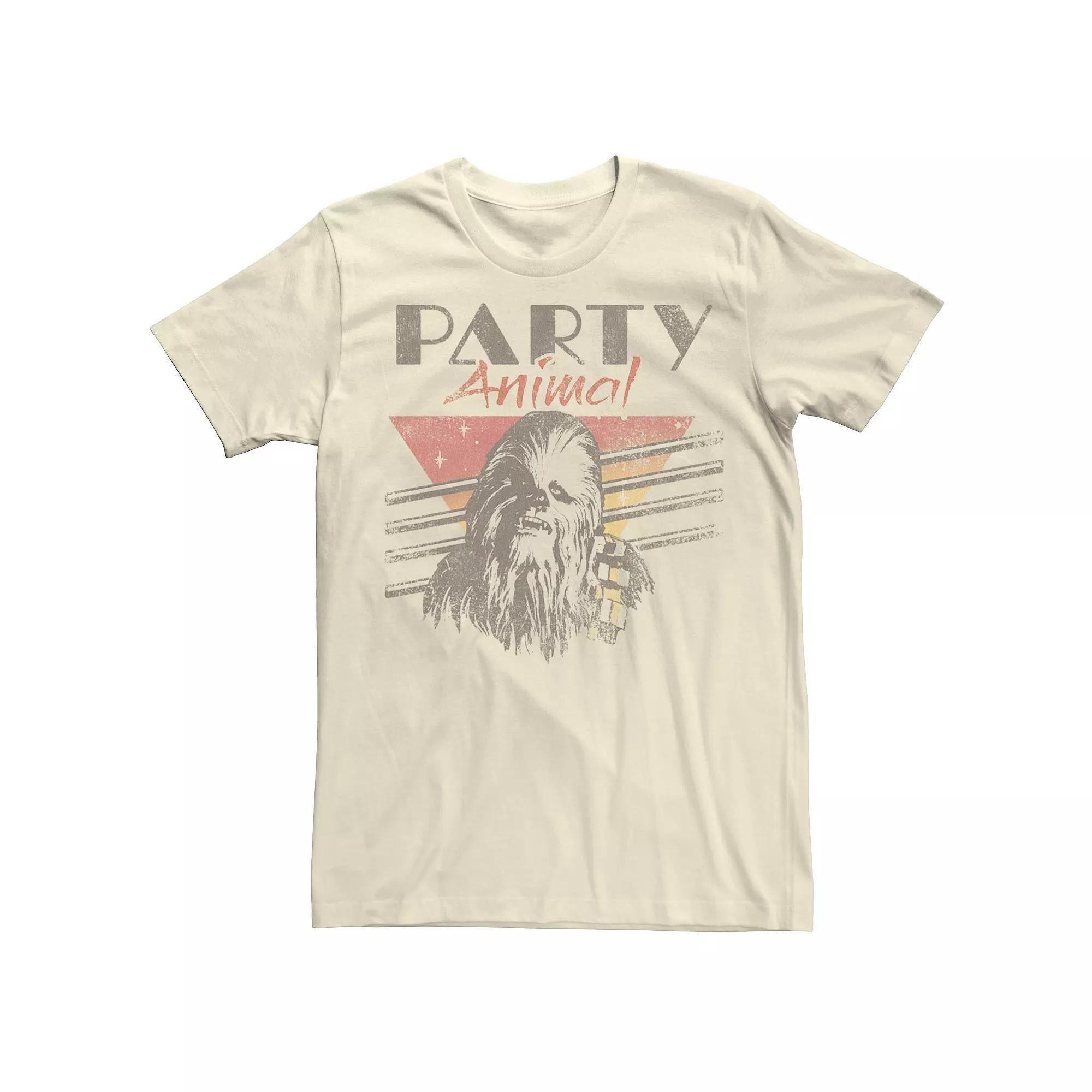 Men's Star Wars Chewbacca Party Animal Retro Tee,  Product Image