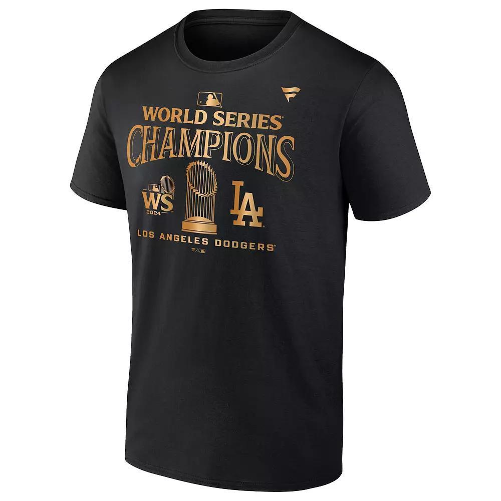 Men's Fanatics Los Angeles Dodgers MLB 2024 World Series Champions Parade T-Shirt, Size: Small, Black Product Image