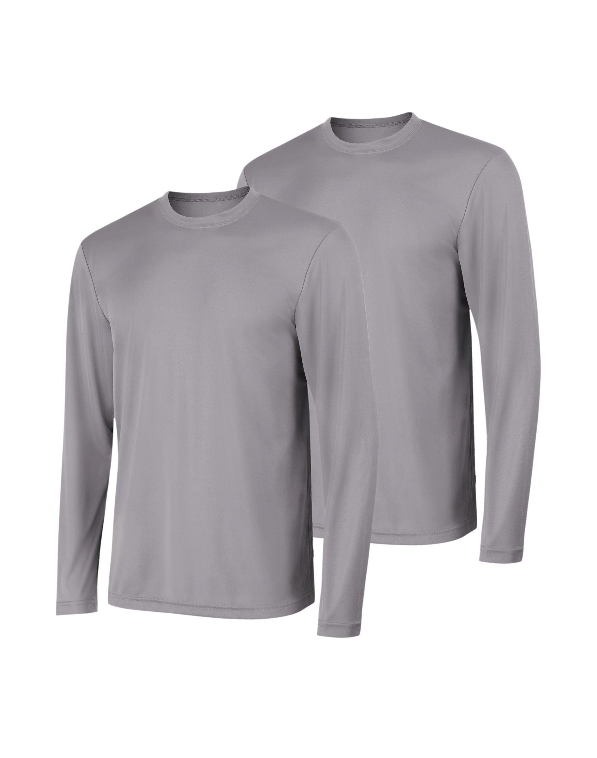 Hanes Sport Cool DRI Mens Performance Long Sleeve T-Shirt, Value 2-Pack White M Product Image