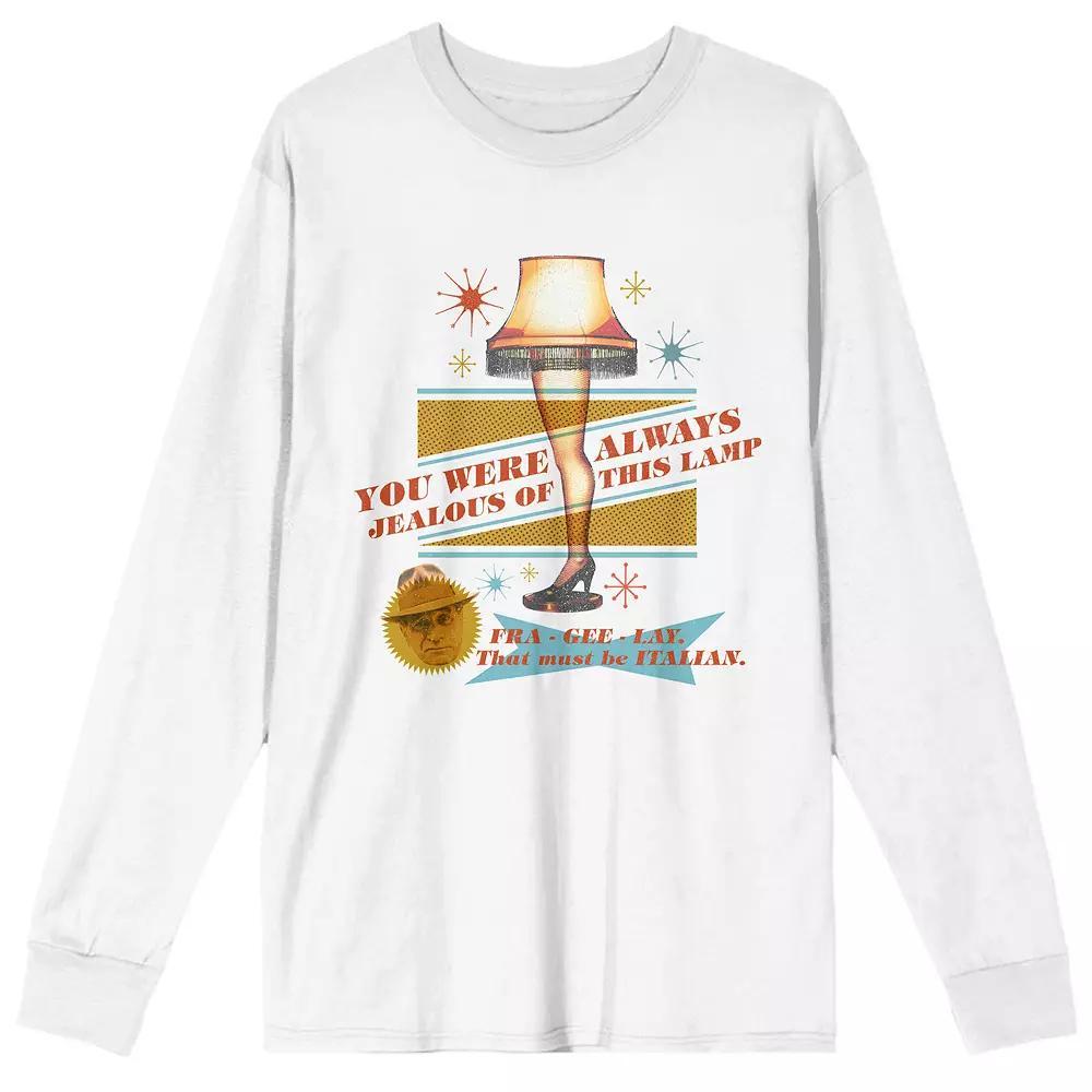 Men's A Christmas Story Leg Lamp Long Sleeve Tee,  Product Image