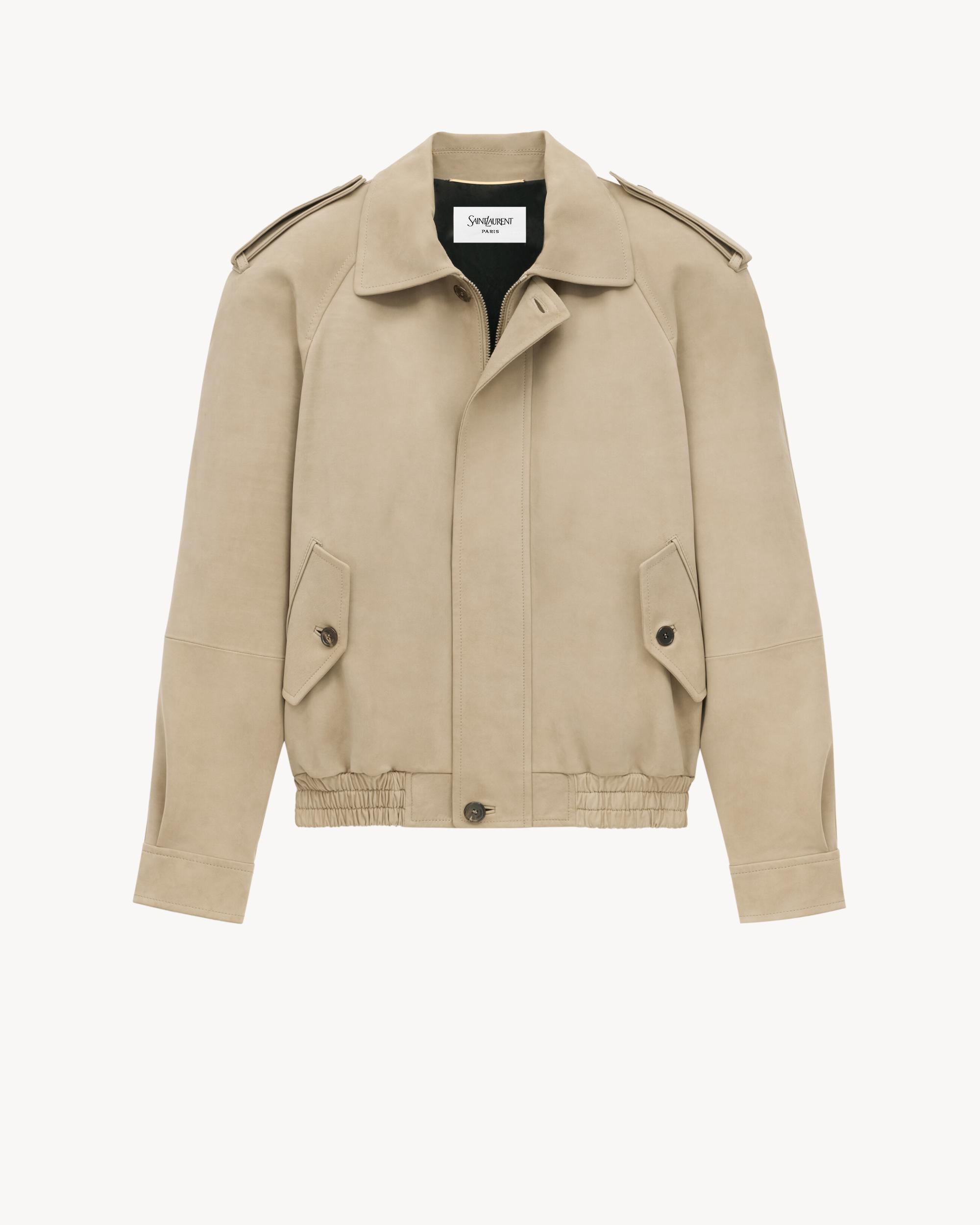bomber jacket in nubuck Product Image