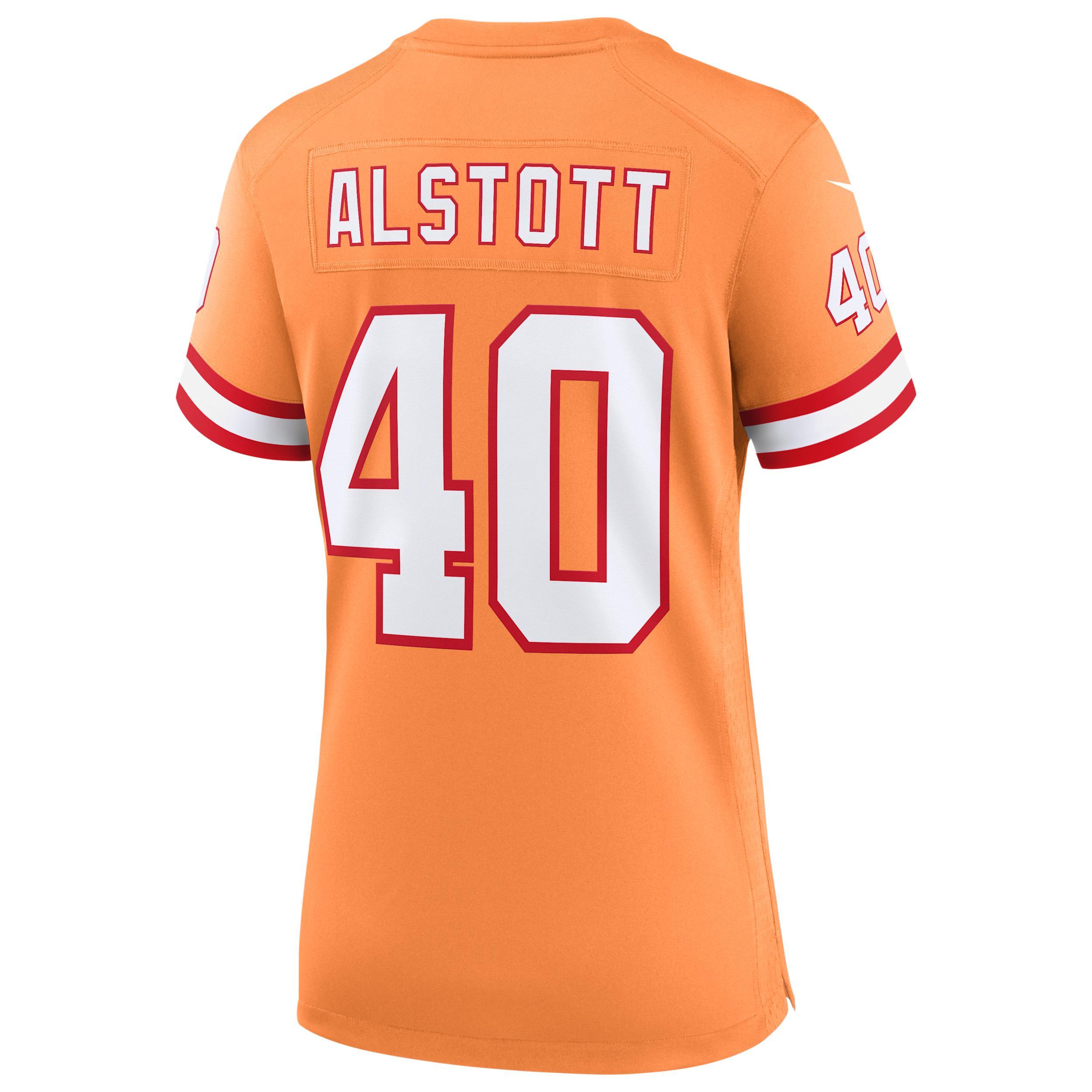 Mike Alstott Tampa Bay Buccaneers 50th Anniversary Womens Nike Womens NFL Game Jersey | 67NW01OSW6R-V21 Product Image