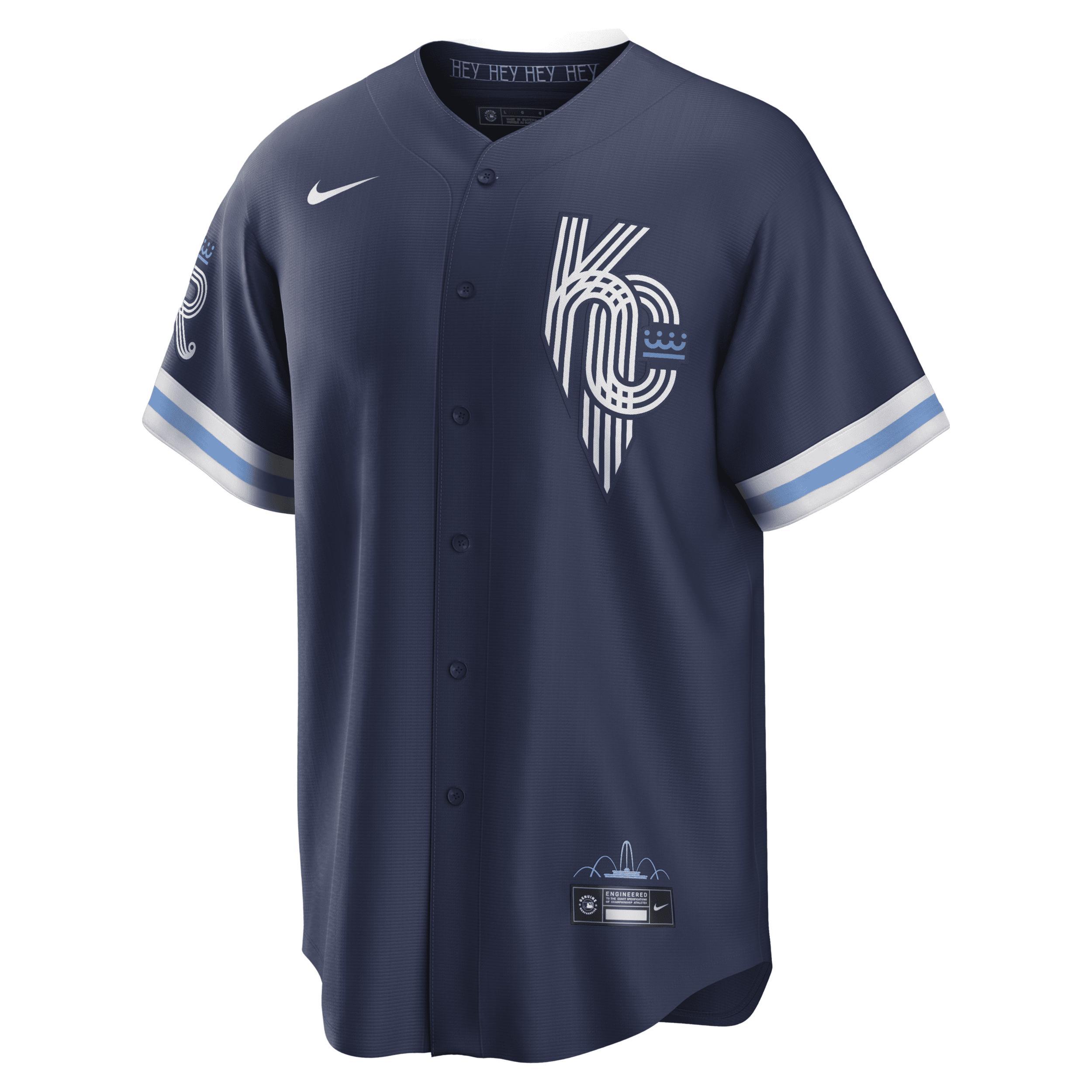 Nike Mens MLB Kansas City Royals City Connect (Whit Merrifield) Replica Baseball Jersey Product Image