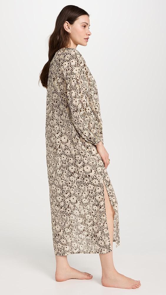 Desmond & Dempsey Blouson Caftan Chamomile | Shopbop Product Image