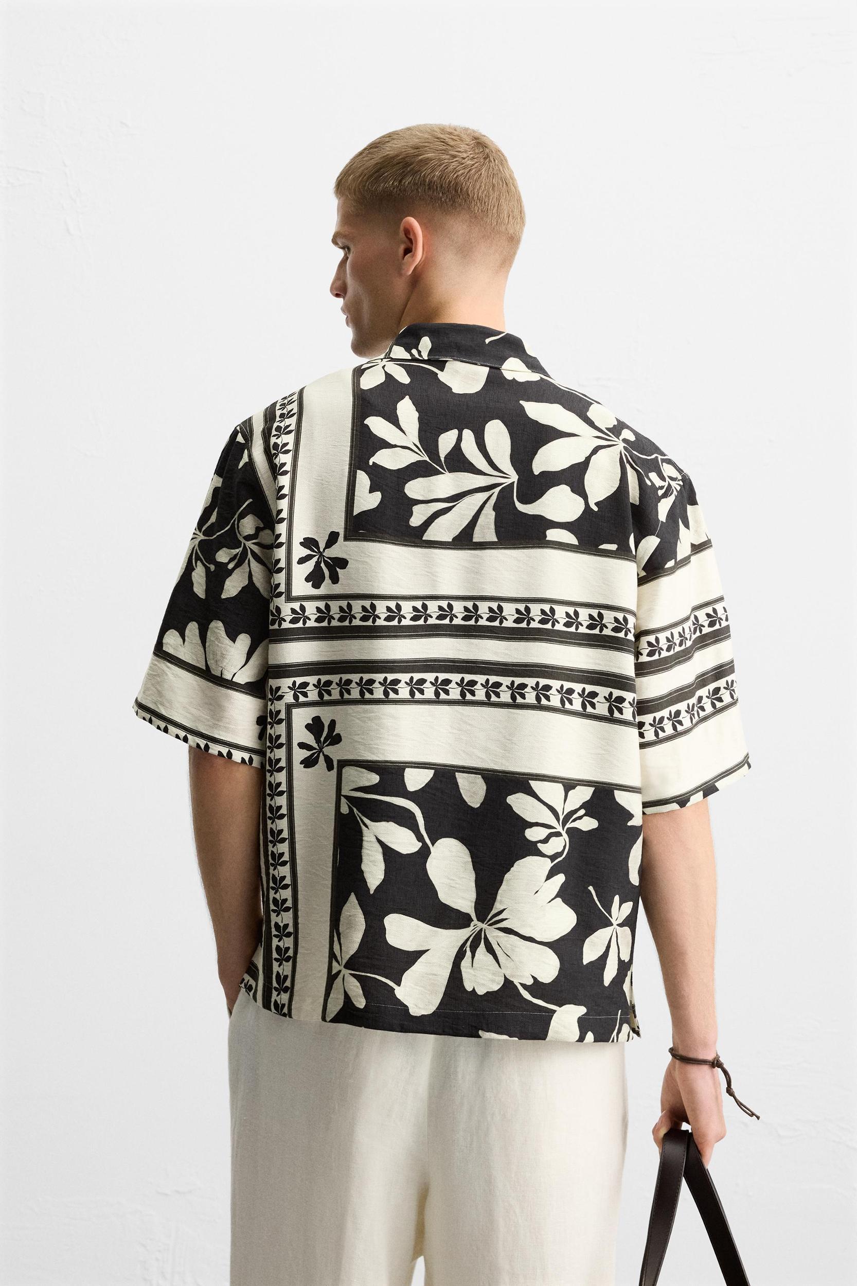 COMBINATION PRINT SHIRT Product Image