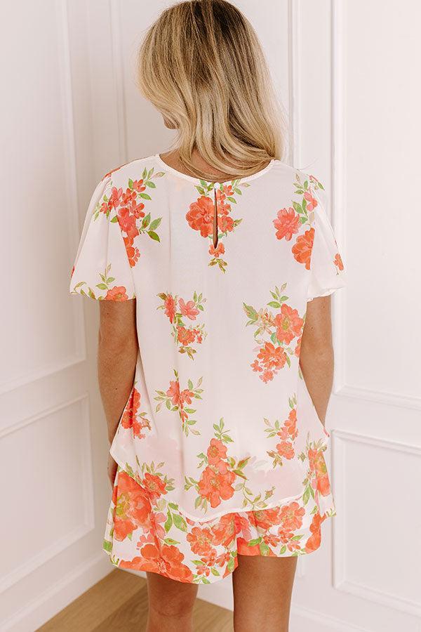 Garden Bliss Floral Shift Top Product Image