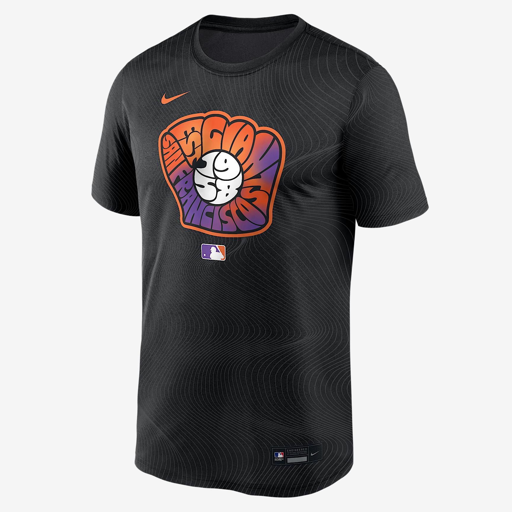 San Francisco Giants Authentic Collection City Connect Velocity Nike Mens Dri-FIT MLB T-Shirt | 03TI0CEGGIA-FVJ Product Image