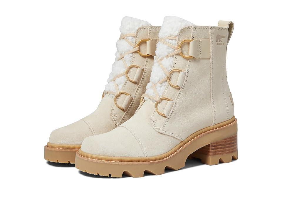 Joan Suede Faux Fur Lace-Up Boots Product Image