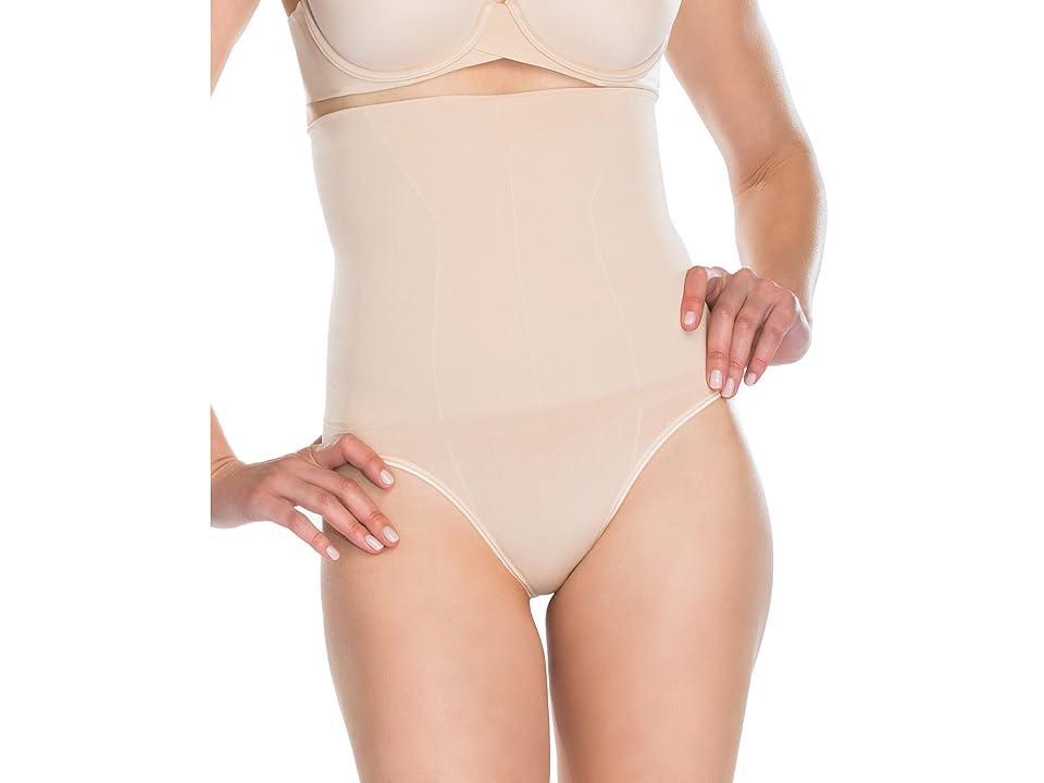 ASSETS by SPANX Womens Remarkable Results High-Waist Control Briefs - Light Beige M Product Image