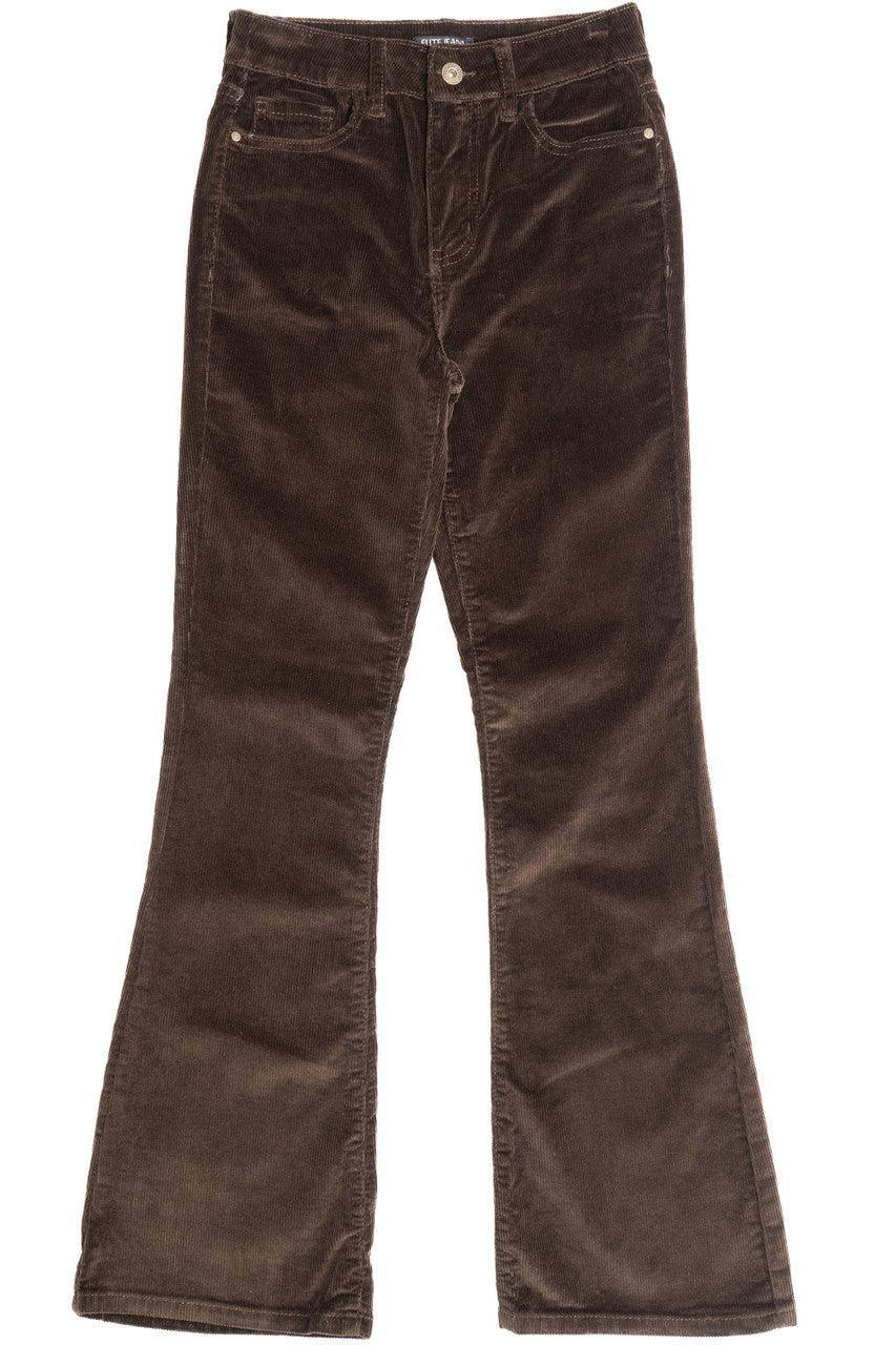 Pocket Applique Corduroy Flares Product Image