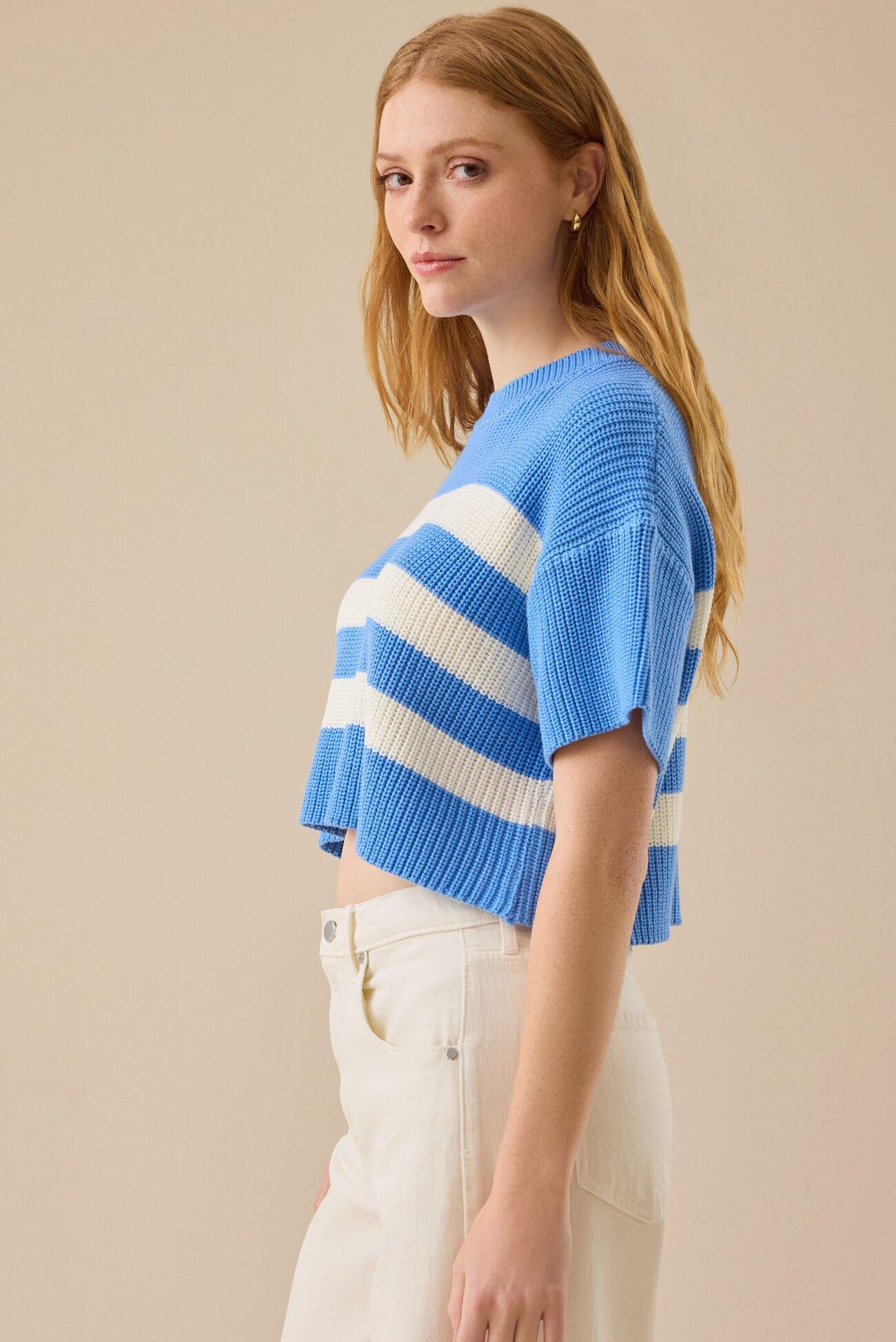 Ricki Striped Boxy Sweater Product Image