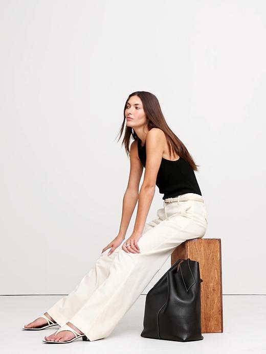 The Everyday Wide-Leg Linen Pant Product Image