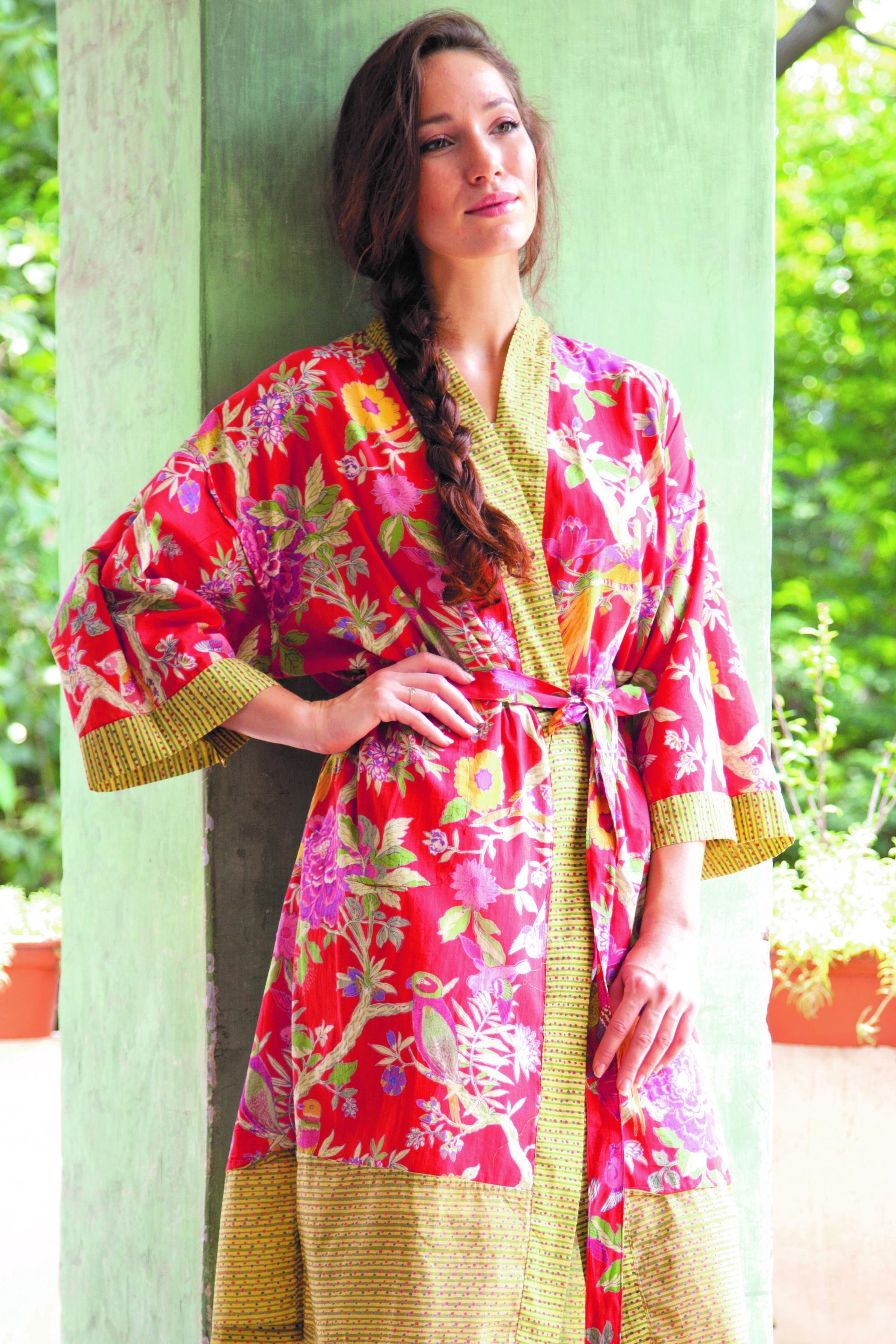 Indian 100 % Cotton Kimono Product Image