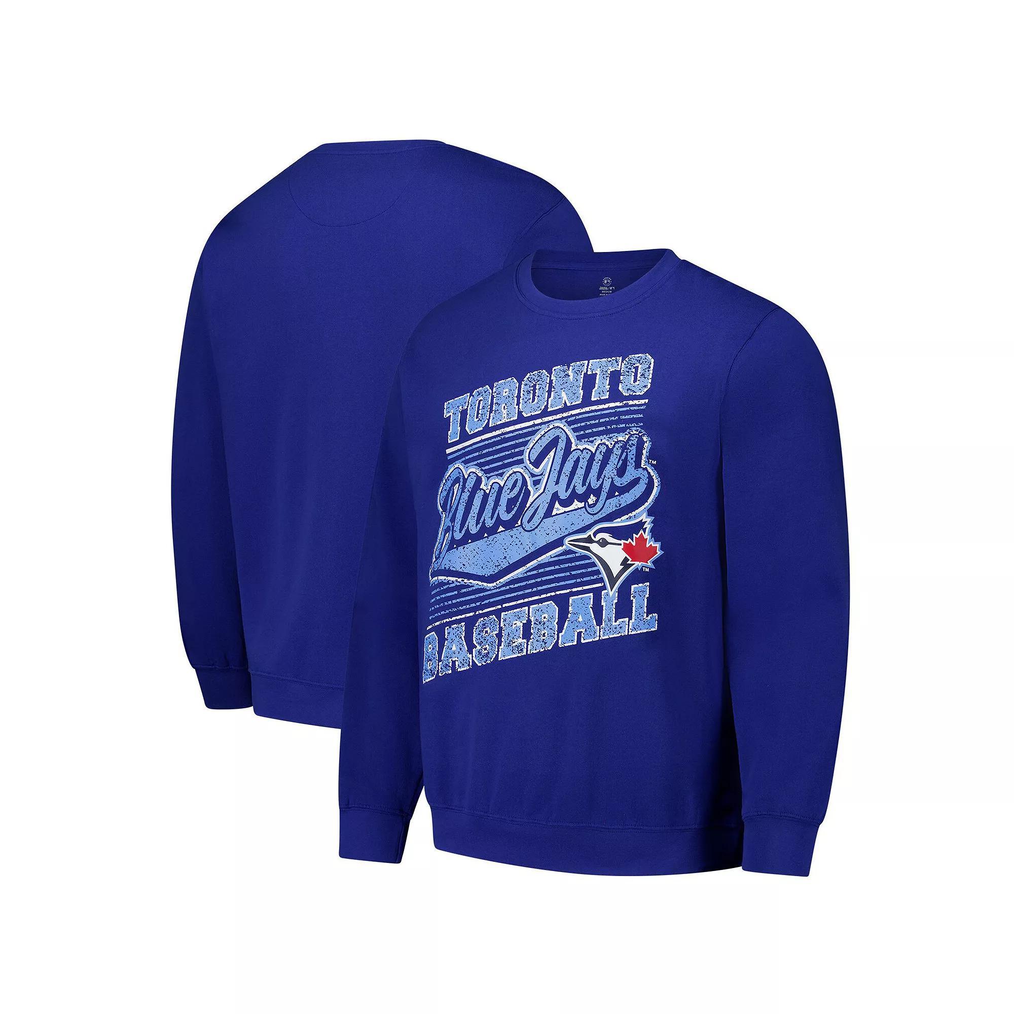 Men's Stitches Royal Toronto Blue Jays Pullover Sweatshirt, Size: Medium, Jay Blue Product Image