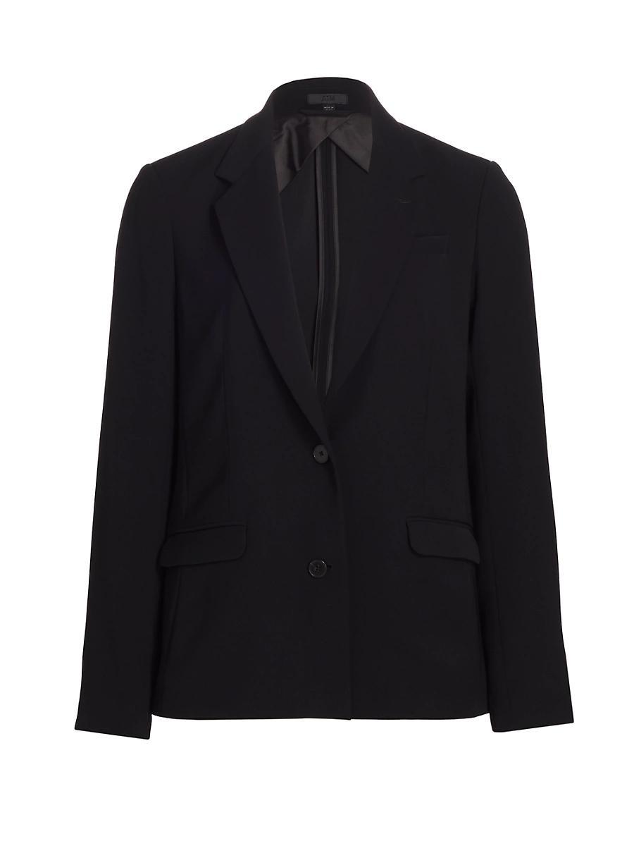 Womens Crepe Twill Blazer Product Image