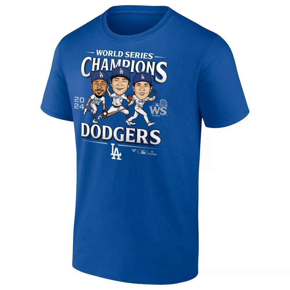 Men's Fanatics Los Angeles Dodgers MLB 2024 World Series Champions Appeal Play T-Shirt, Size: Large, Blue Product Image