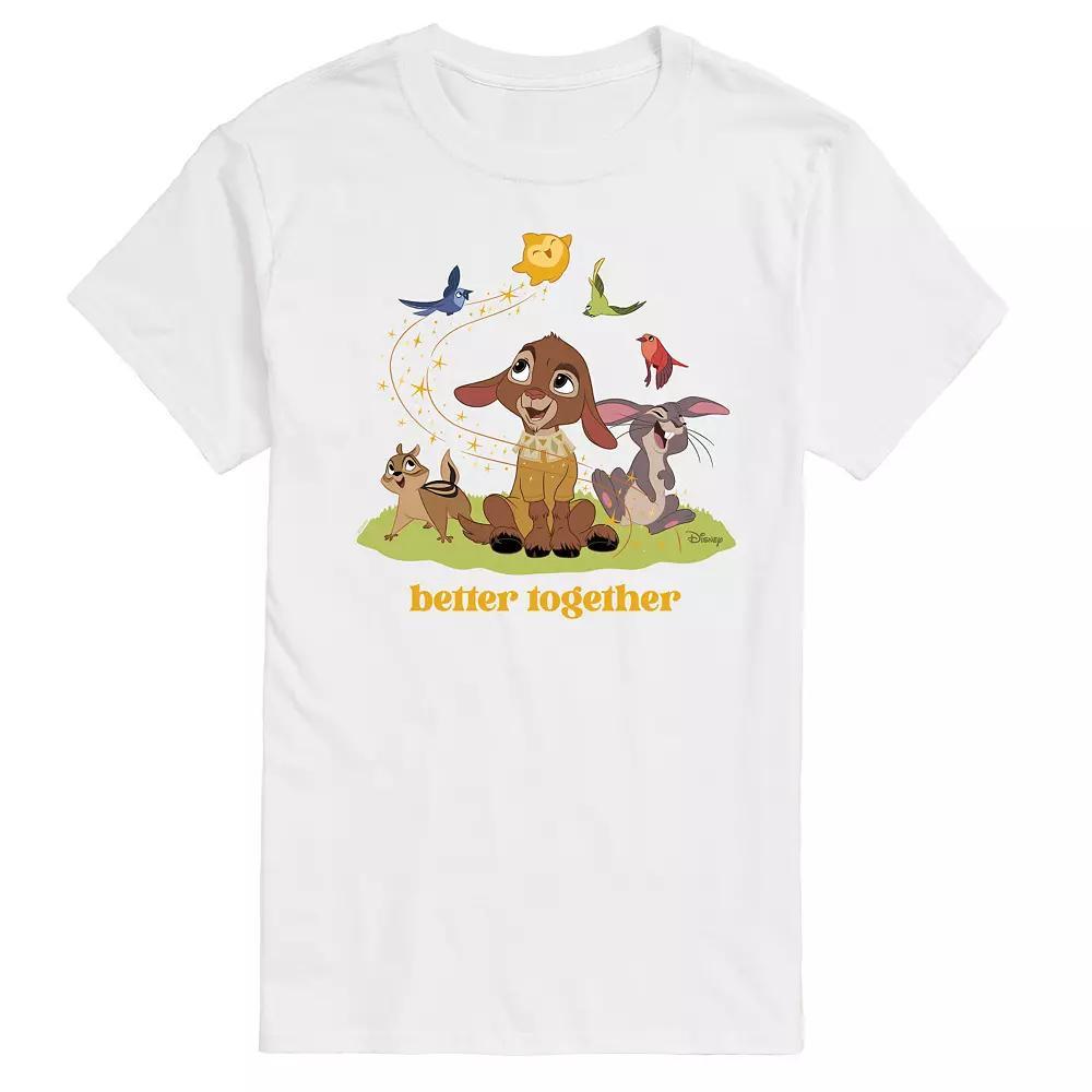 Disney's Wish Valentino Men's Better Together Graphic Tee,  Product Image