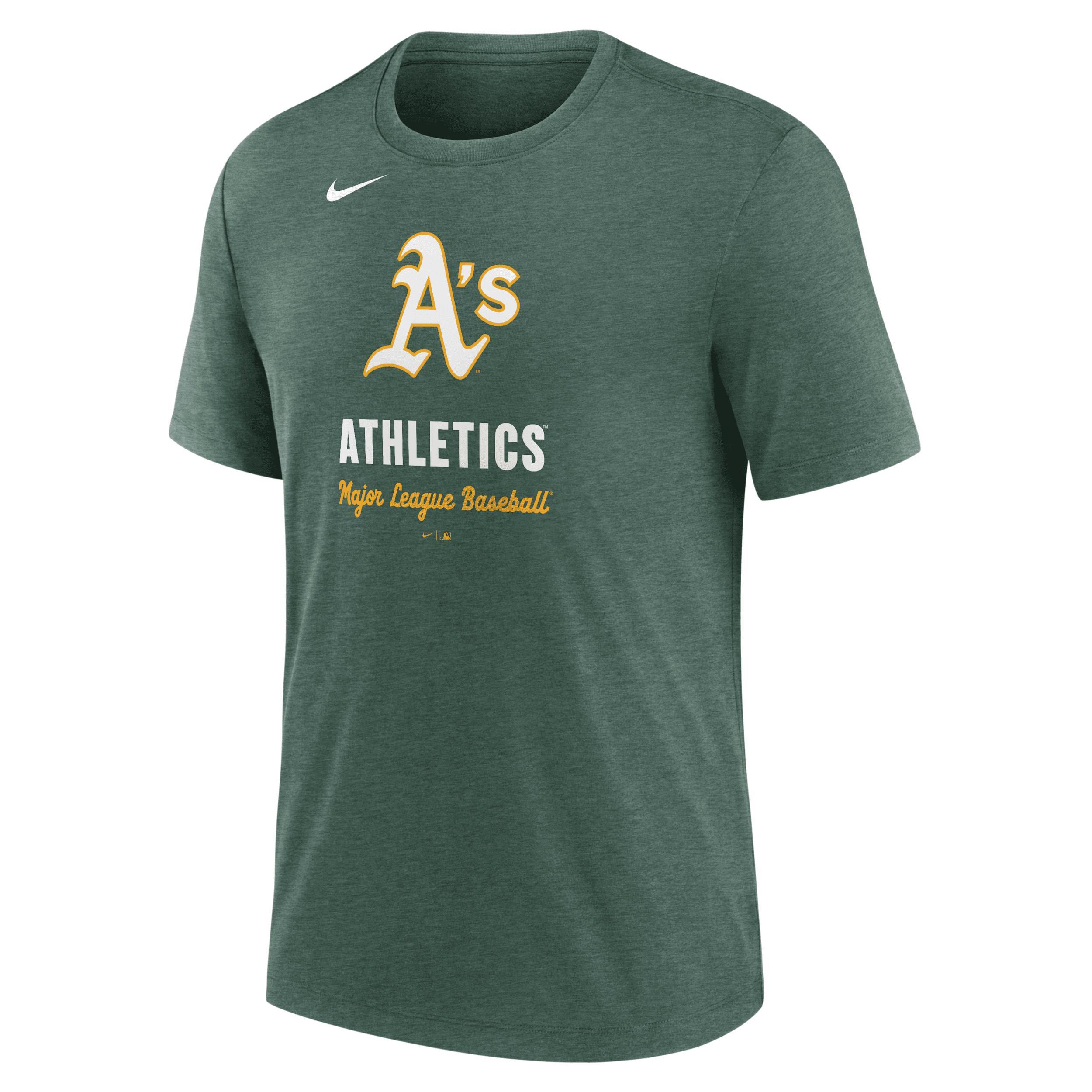 Nike Mens College (Norfolk State University) Tri-Blend Short-Sleeve T-Shirt | M21372NSUN25-FIR Product Image