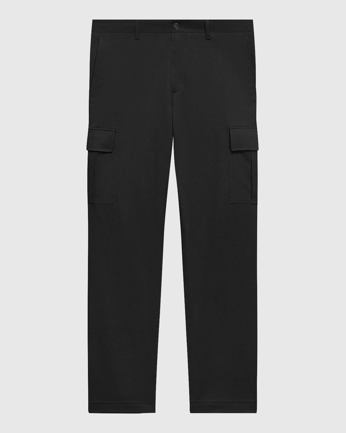 Mens Stretch-Cotton Cargo Trousers Product Image