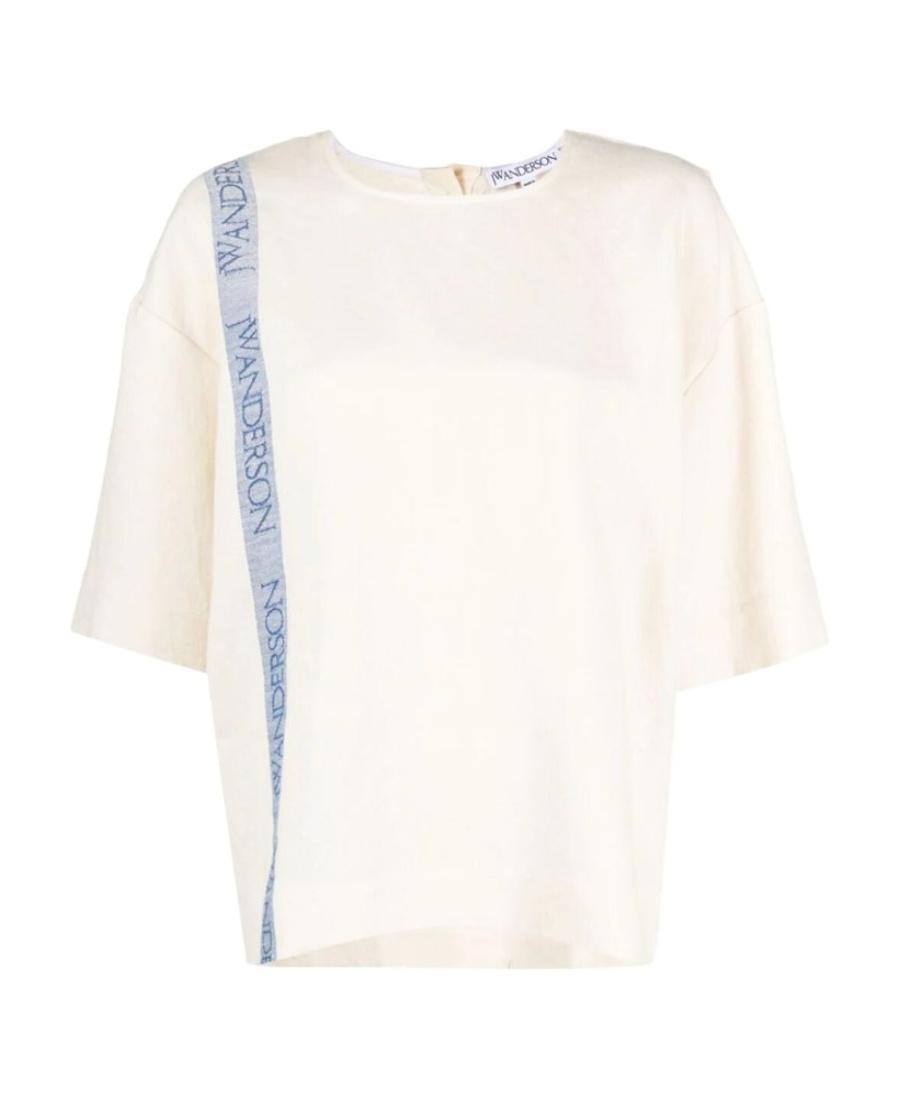 JW ANDERSON Logo Tunic In White Product Image