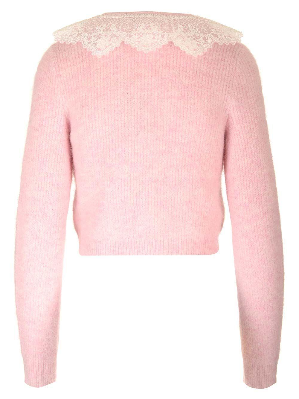 Soft Ribbed Knit Cardigan In Rose Product Image