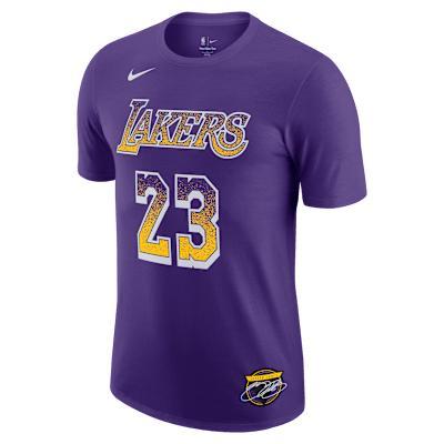 LeBron James Los Angeles Lakers Select Series Nike Mens NBA T-Shirt | HQ1318-504 Product Image