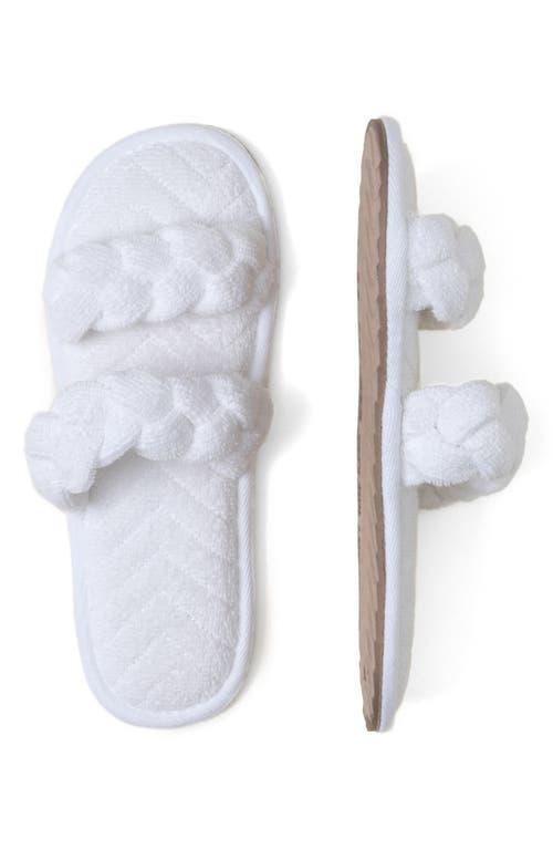 Womens Towel Terry Braided Slippers Product Image