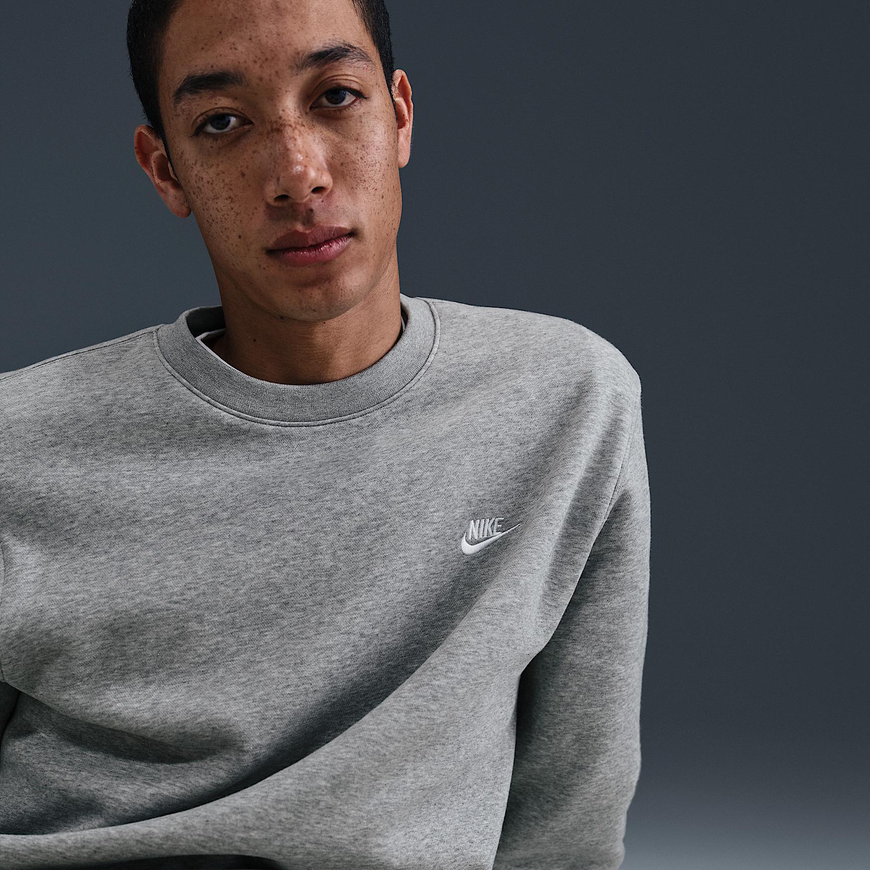 Nike Mens Club Fleece Crew | FN3886-063 Product Image