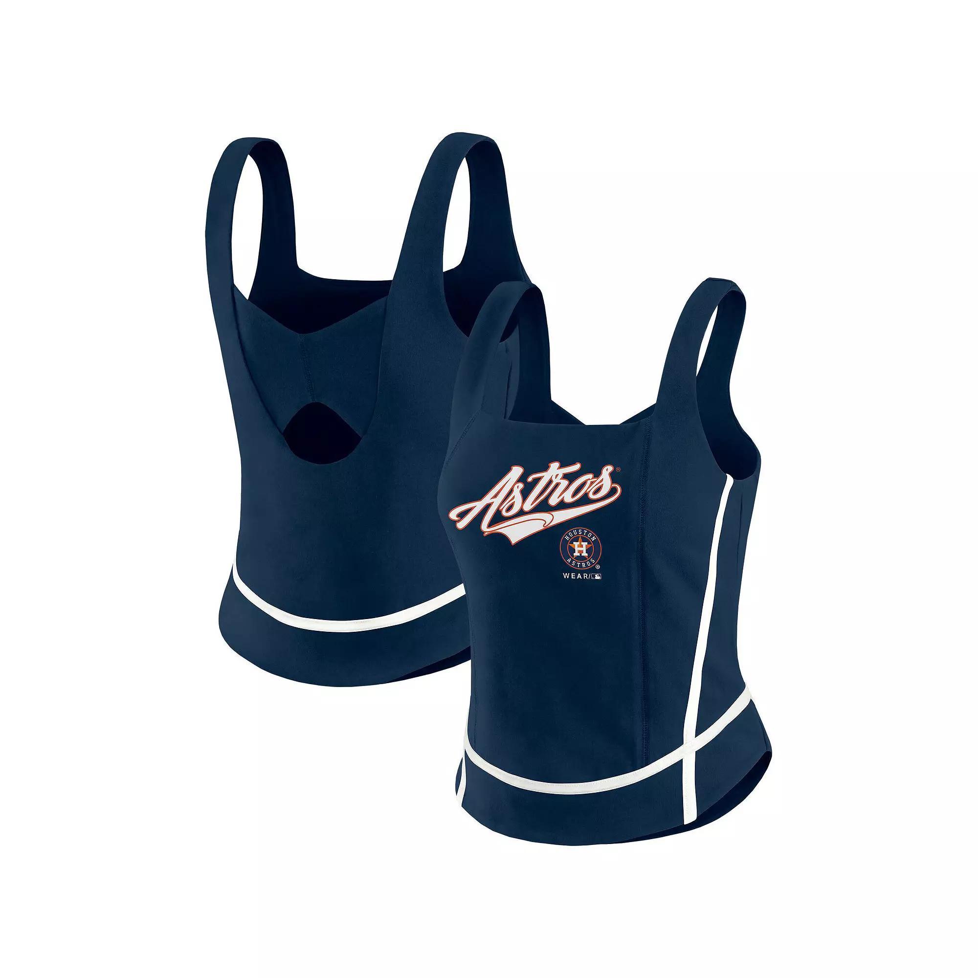 Women's WEAR by Erin Andrews Black Cincinnati Bengals Square Neck Tank Top,  Product Image