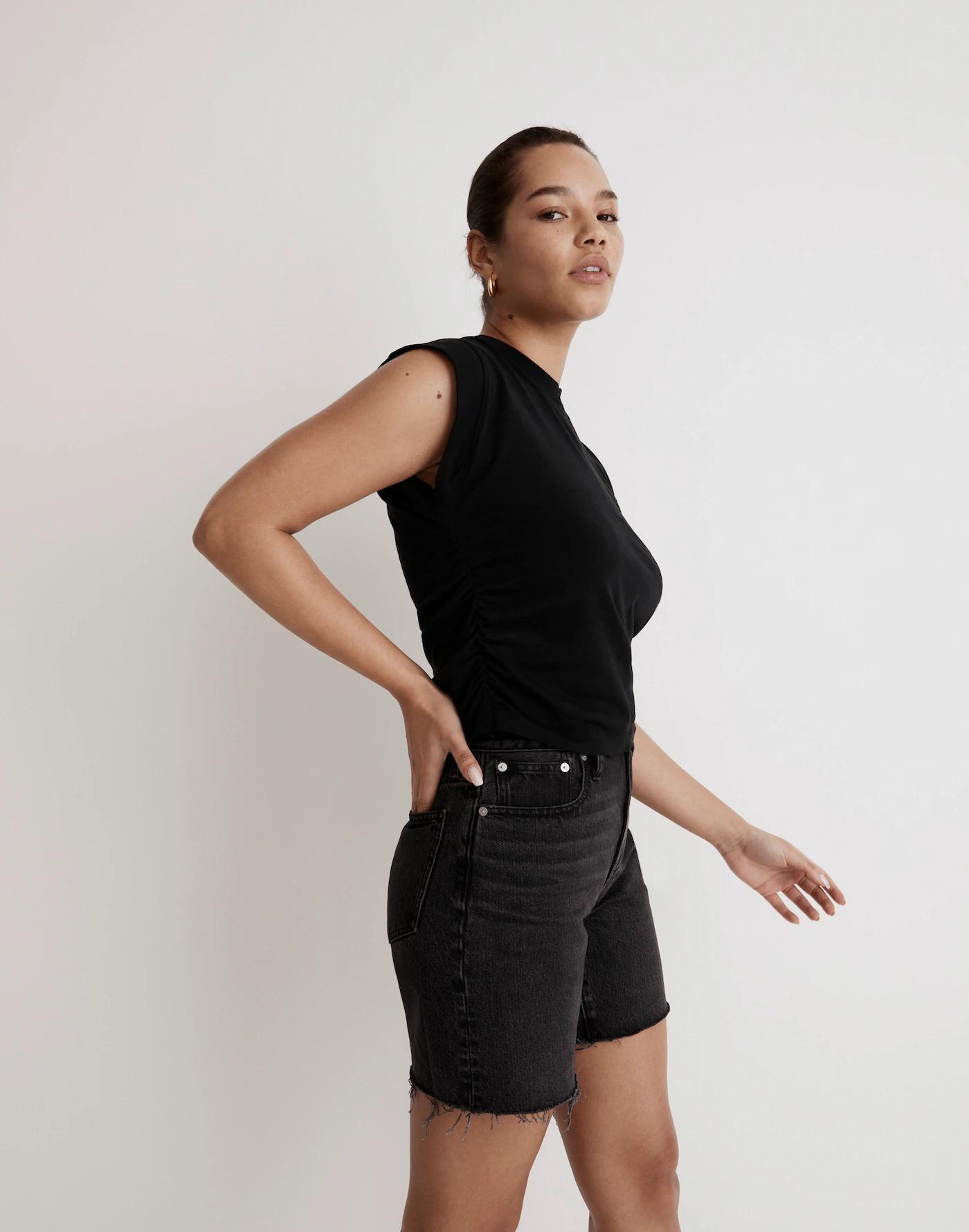 Side-Cinch Muscle Tee Product Image