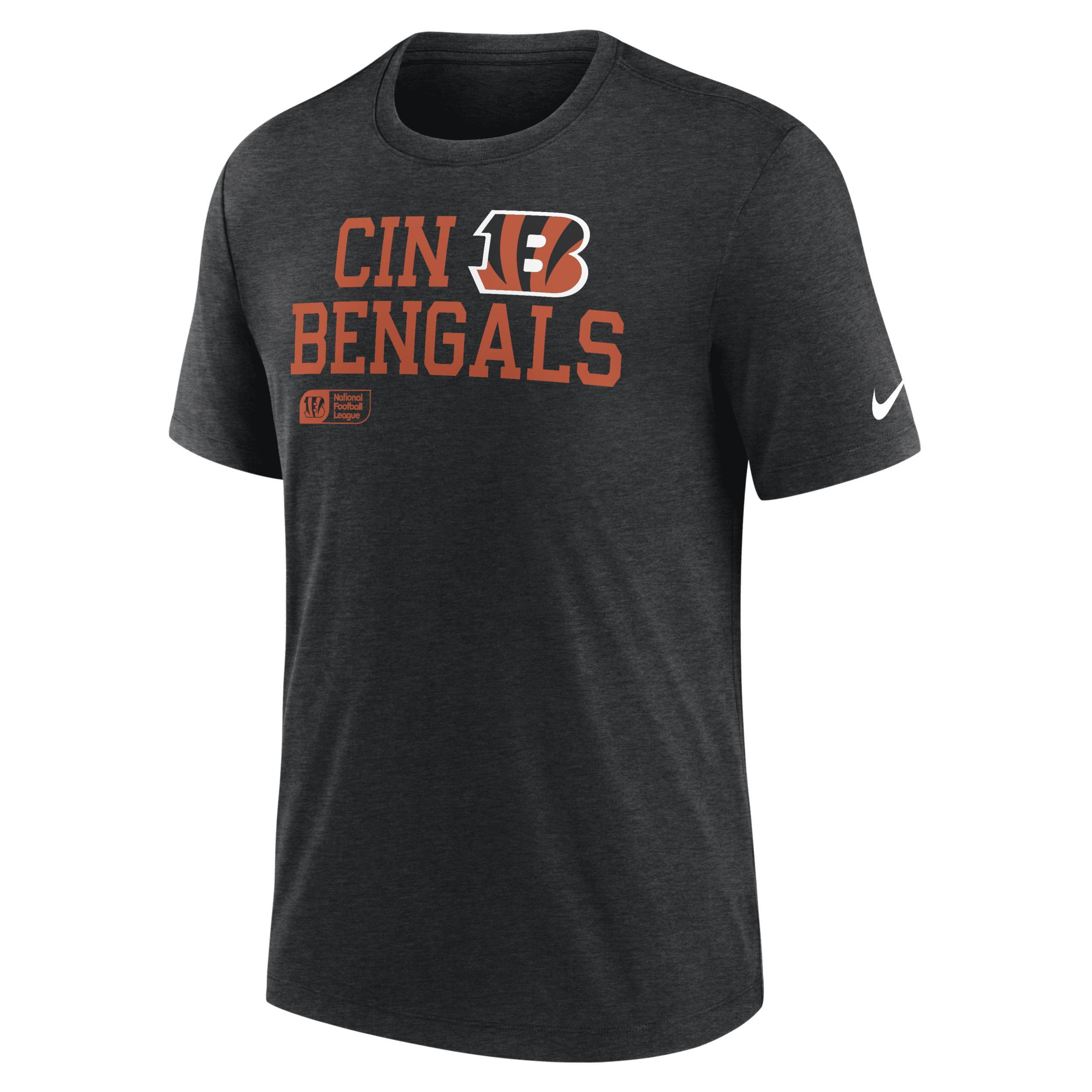 Cincinnati Bengals Overlap Lockup Nike Men's NFL T-Shirt Product Image