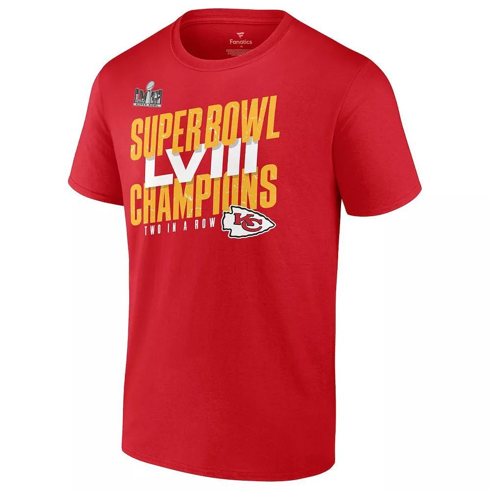 Men's Fanatics Kansas City Chiefs Super Bowl LVIII Champions Tee, Size: Large, Red Product Image