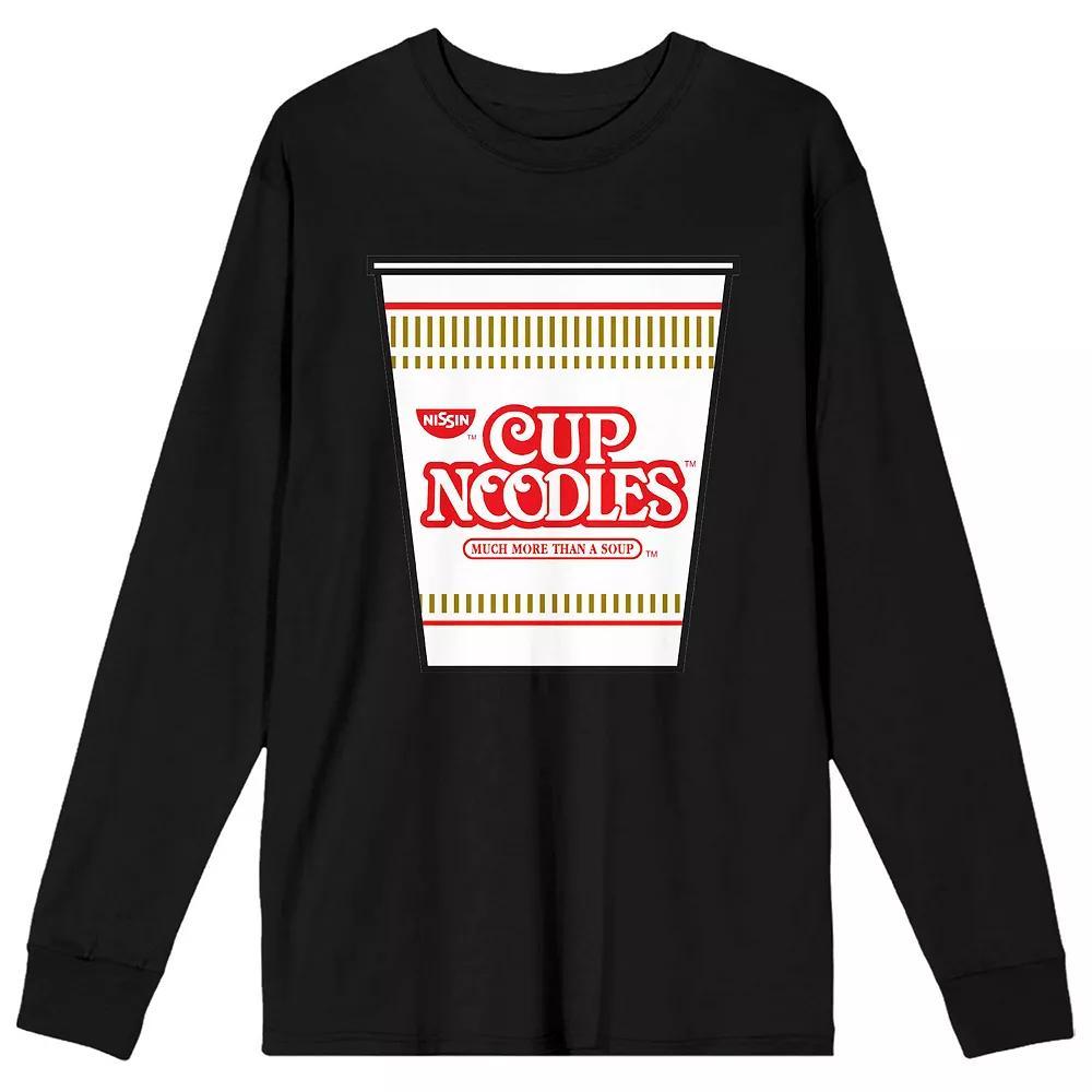 Men's Nissin Cup Noodles Instant Graphic Tee, Size: Large, Black Product Image