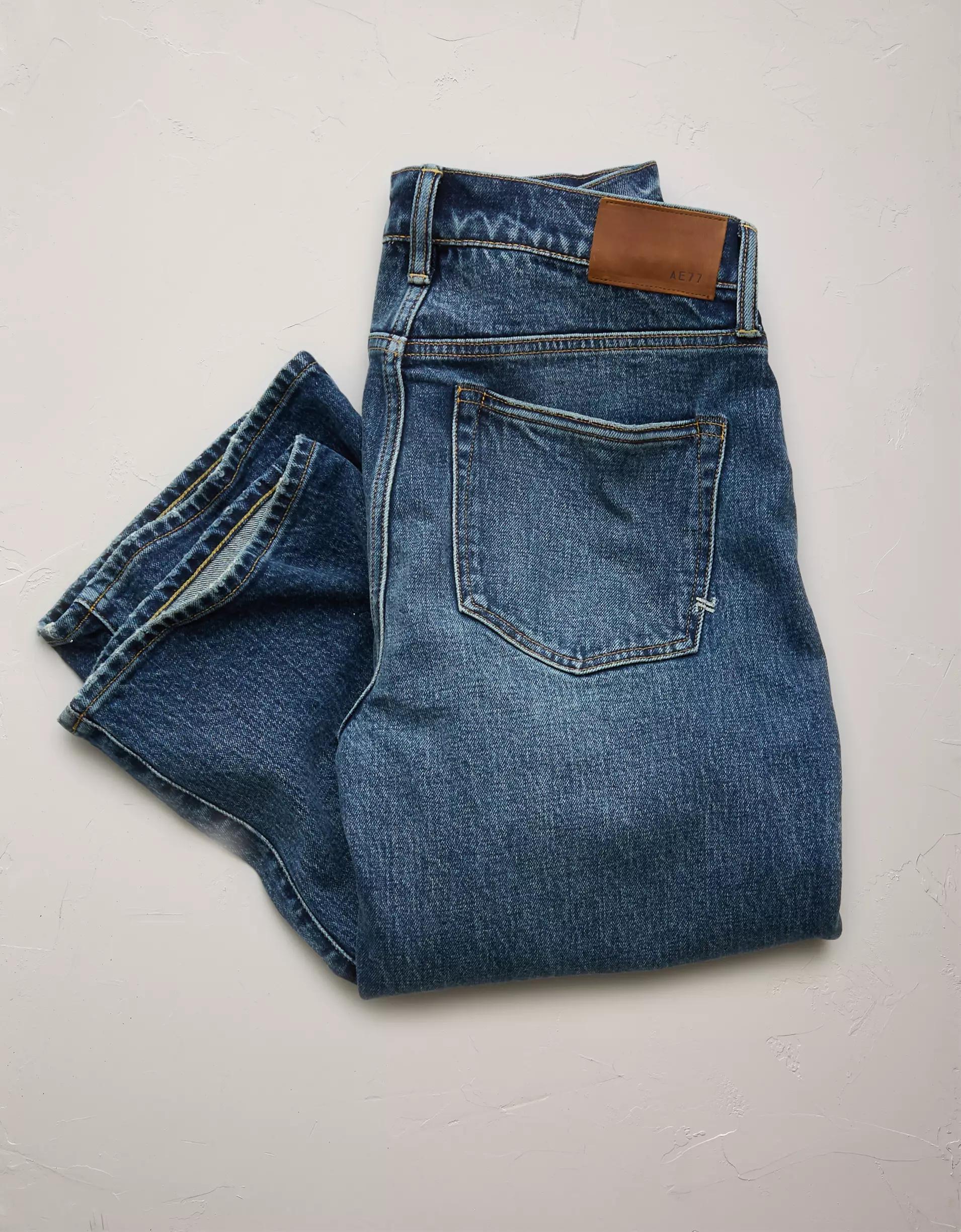 AE77 Premium Bootcut Crop Jean Product Image