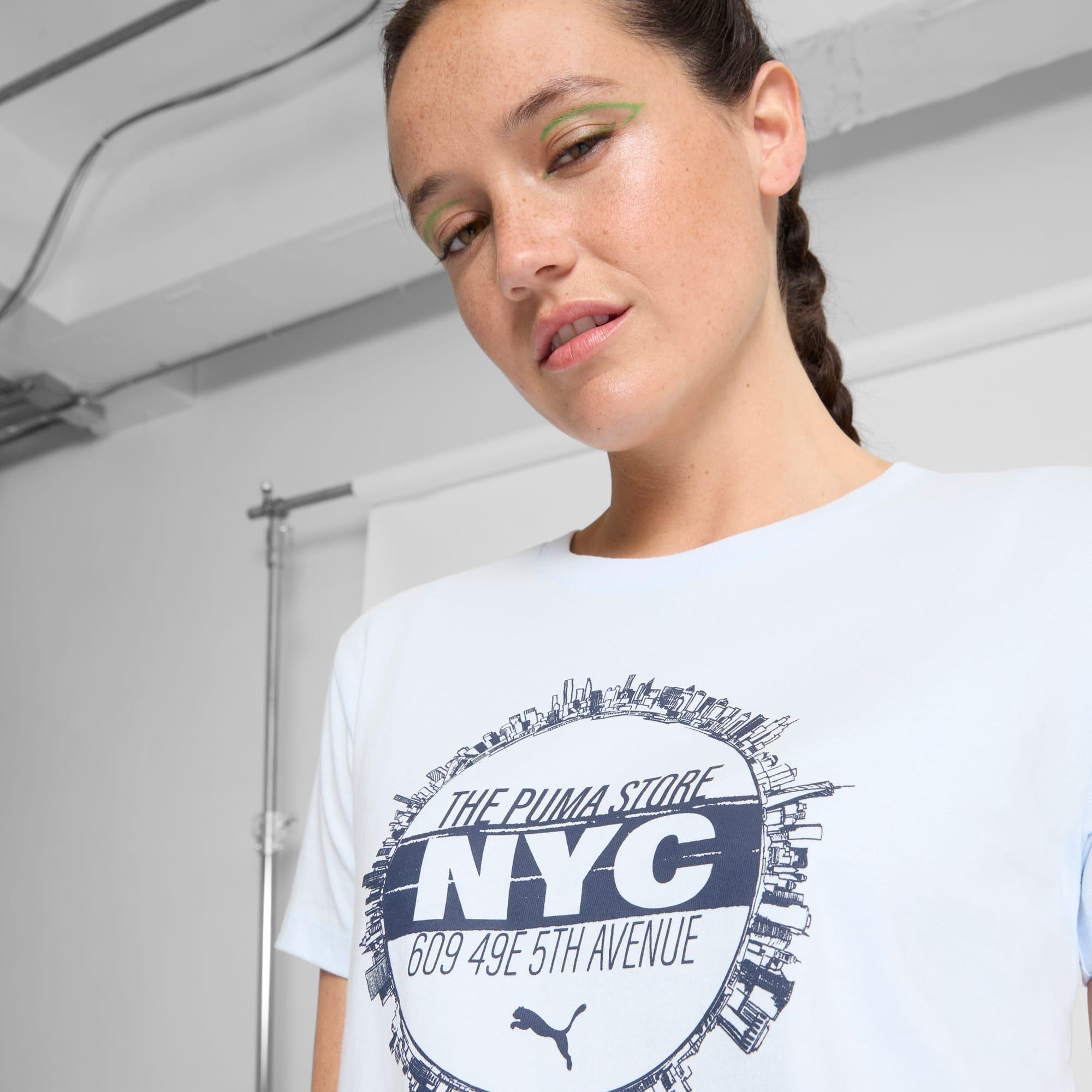 PUMA NYC Flagship Skyline Womens T-Shirt Product Image