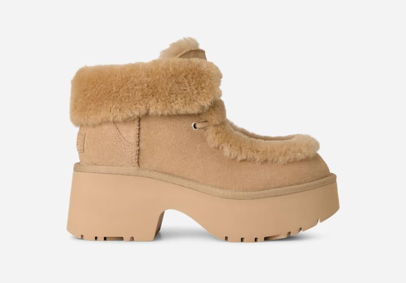 UGG Womens Esmee Lace Up Sheepskin Classic Boots Product Image