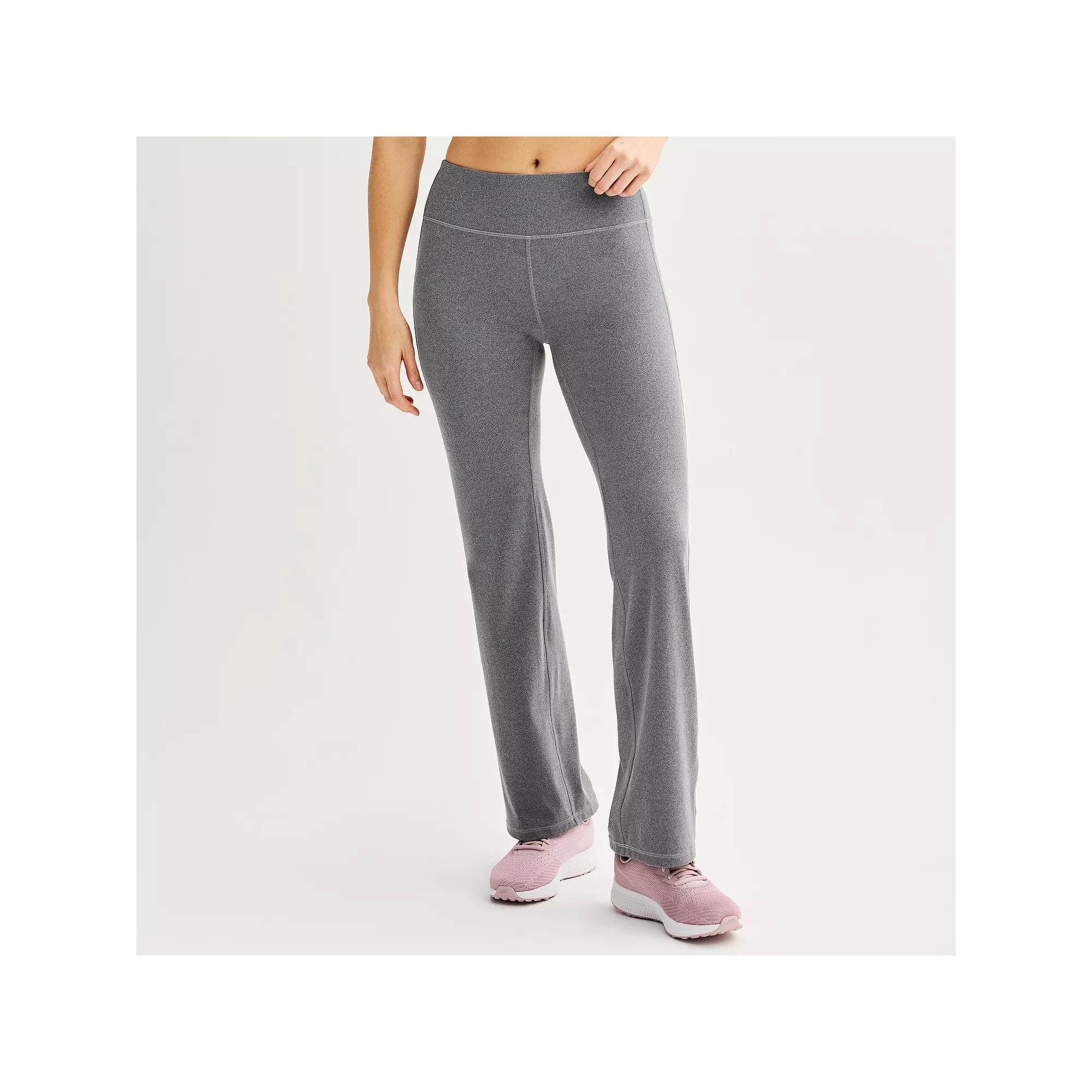 Women's Tek Gear® Essential Soft Open Hem Pants, Size: XL, Grey Product Image