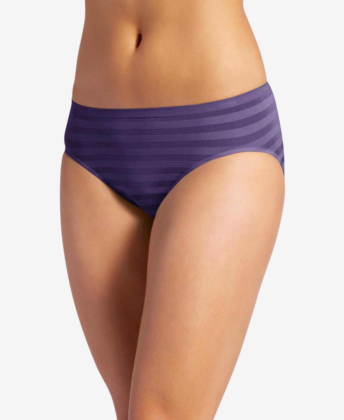 Jockey® Matte & Shine Seamfree® Hi Cut Panty - 1306 Product Image