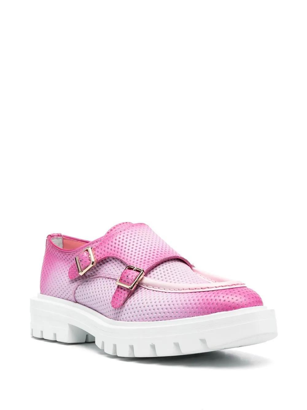 SANTONI Loafer Mit Schnallen In Pink Product Image