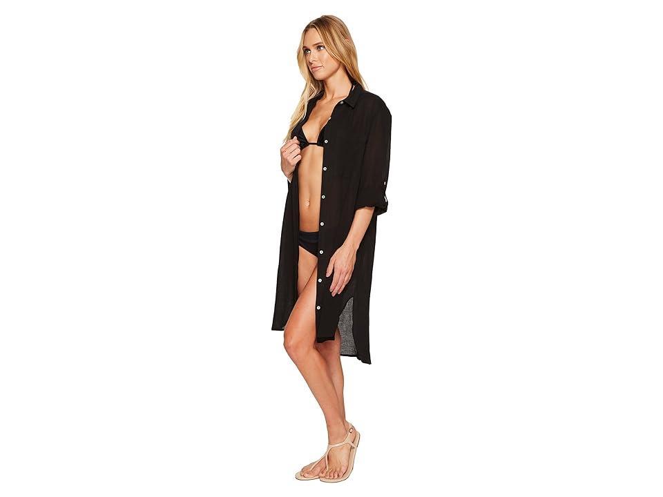 Seafolly Crinkle Twill Beach Shirt Women's Swimwear Product Image