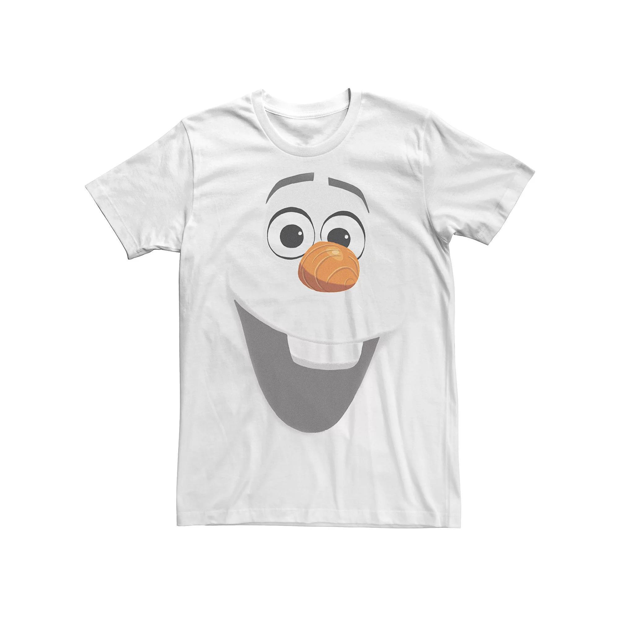 Disney's Frozen Olaf Big & Tall Big Face Tee, Men's, Size: 4XL, White Product Image